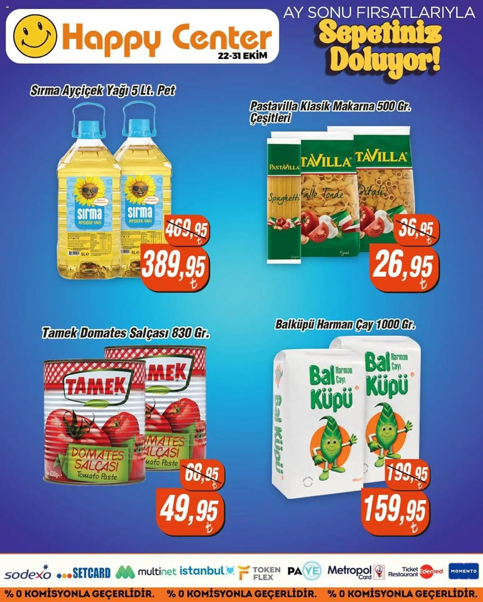Happy Center Katalog - 22.10.2025 tarihinden itibaren geçerlidir | Sayfa: 10 | Ürünler: Domates, Çay, Makarna
