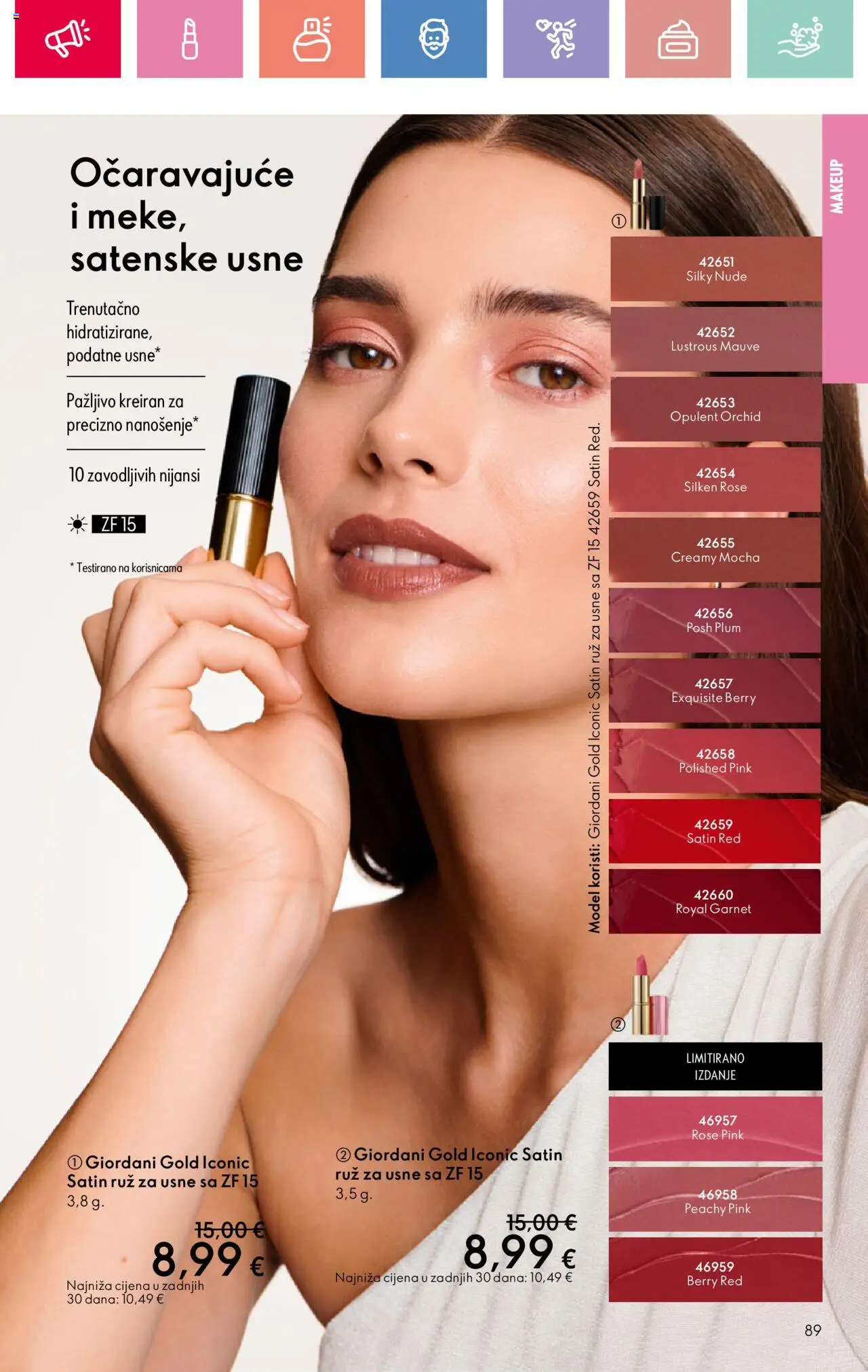 Oriflame katalog | vrijedi od 03.08.2025 | Stranica: 89 | Proizvodi: Ruž