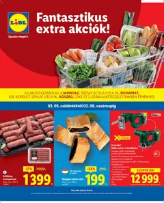Lidl - Miskolc, Budapest, Kőszeg - amely érvényes a következő dátumtól: 05.03.2026