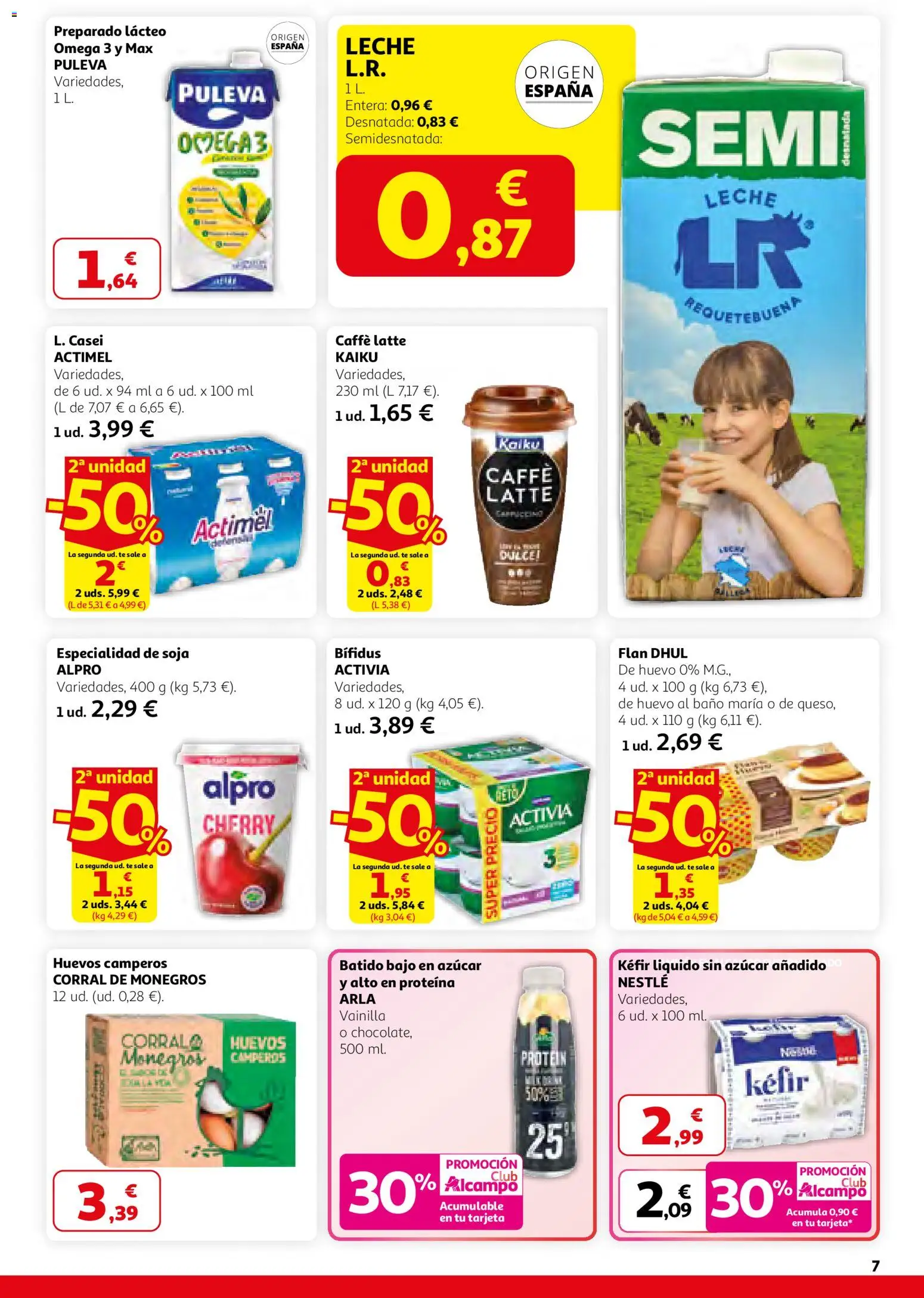 HP Nacional │ válido desde el 26.02.2026 | Página: 7 | Productos: Δοχείο φοντί, Leche, Huevos, Baño