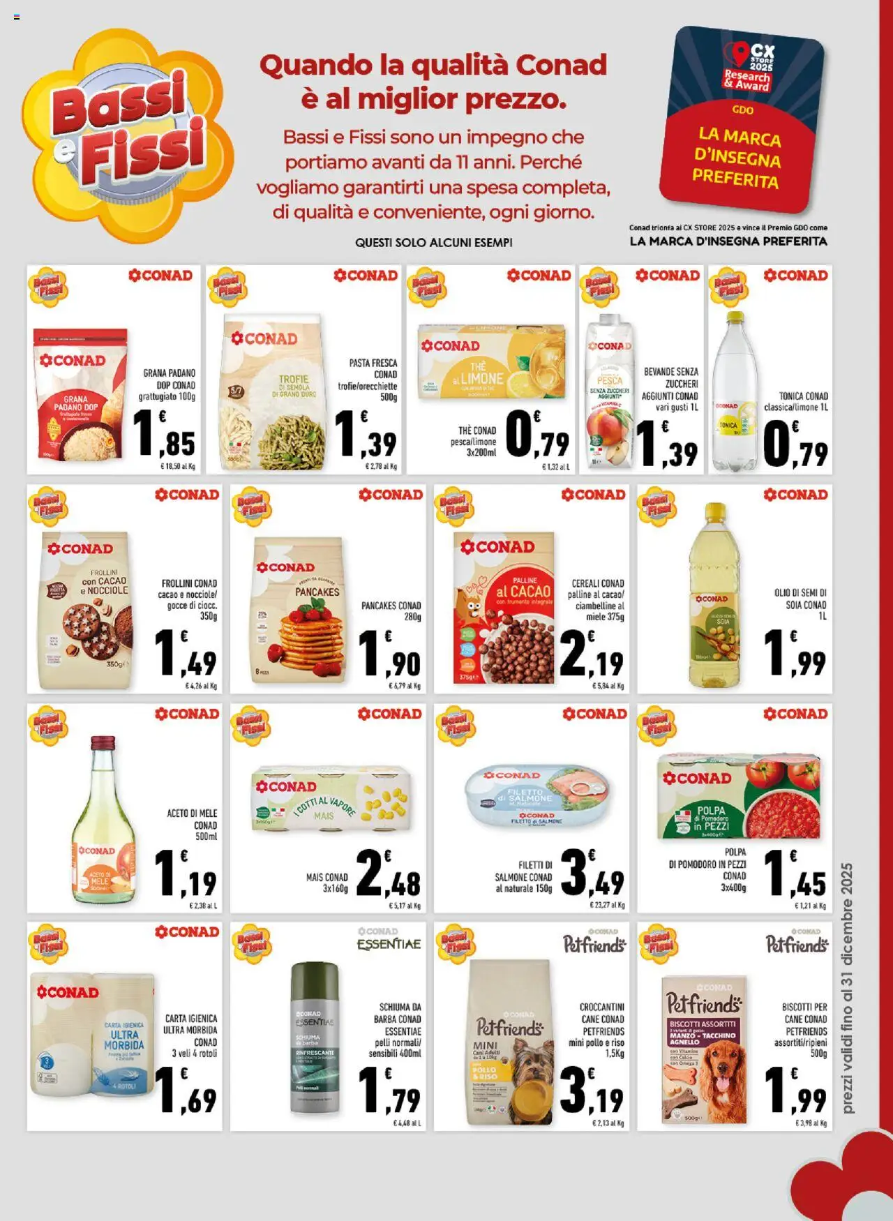 Volantino Conad del 24.09.2025 | Pagina: 3 | Prodotti: Riso, Biscotti, Limone, Aceto