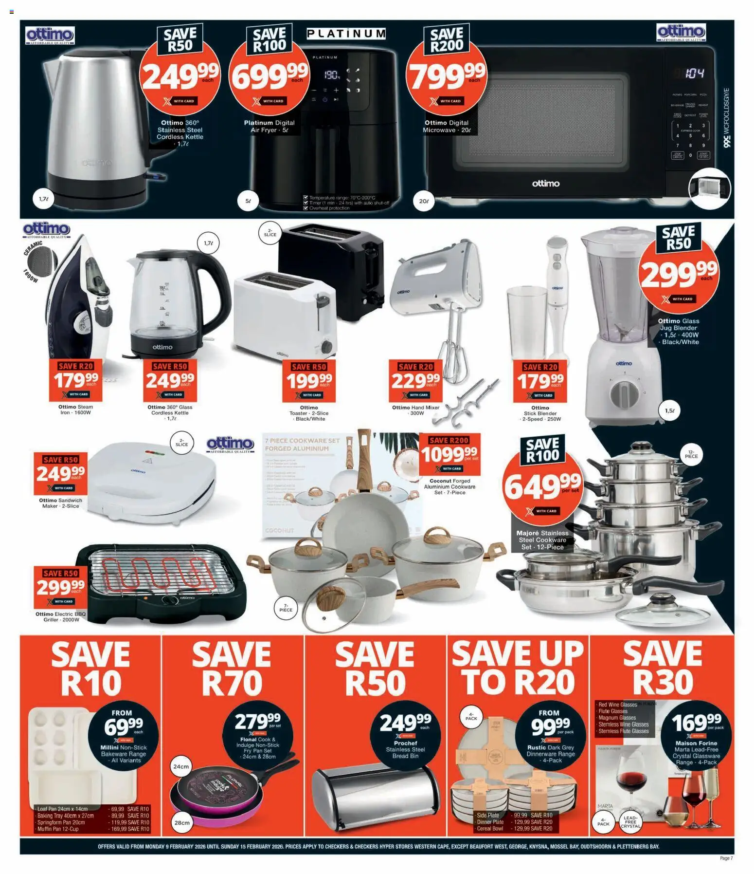 New Checkers catalogue – valid from 09.02.2026 | Page: 7 | Products: Tray, Timer, Plate, Mixer