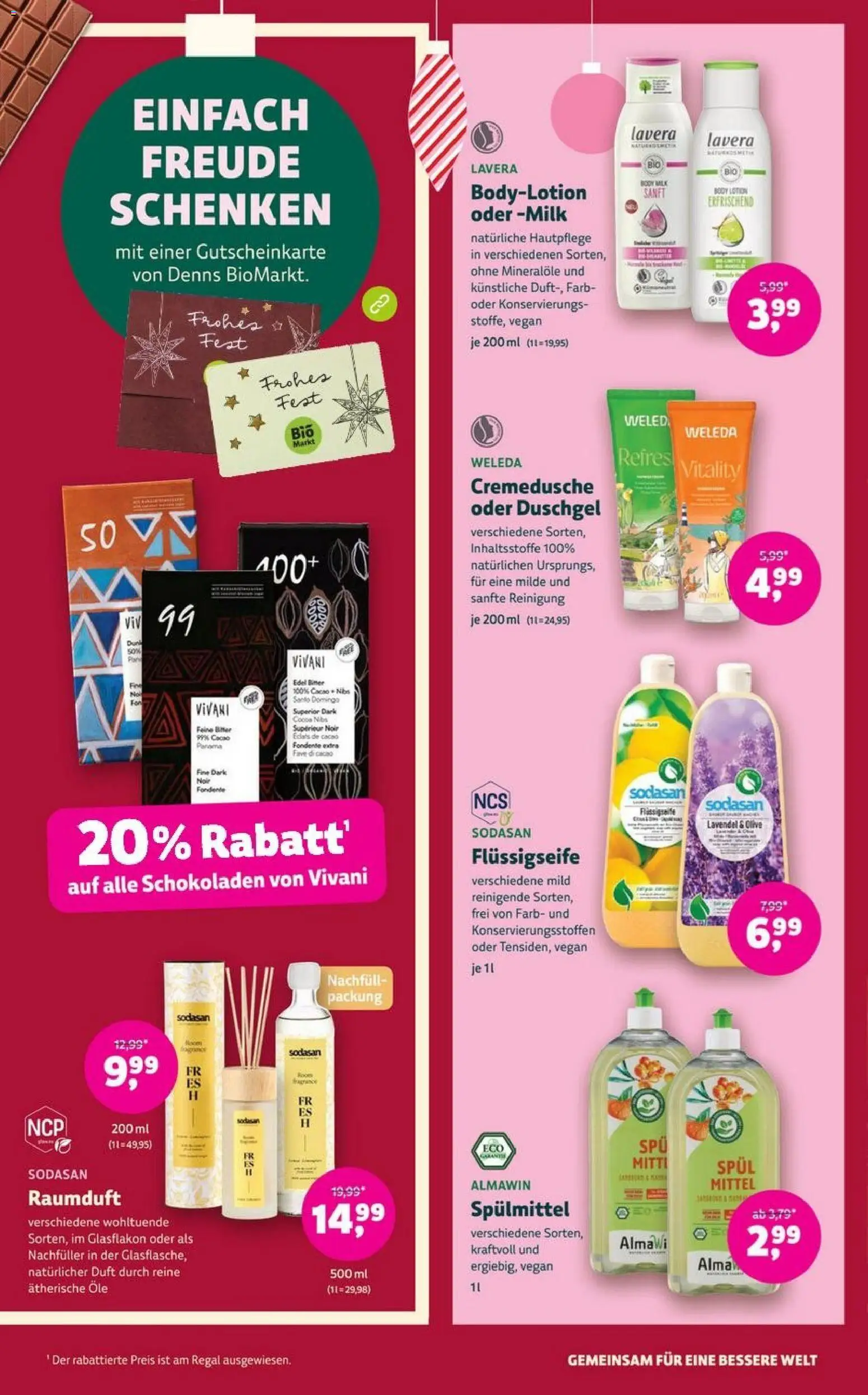 Denns BioMarkt Angebote – gültig ab 17.12.2025 | Seite: 13 | Produkte: Regal, Duft, Maske, Duschgel