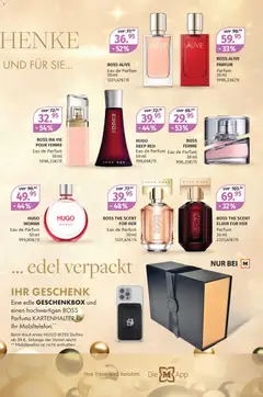 Müller Unwiderstehliche Duft-Klassiker ab 01.12.2025 gültig | Seite: 3 | Produkte: Box, Parfüm, Eau de Parfum, Hugo