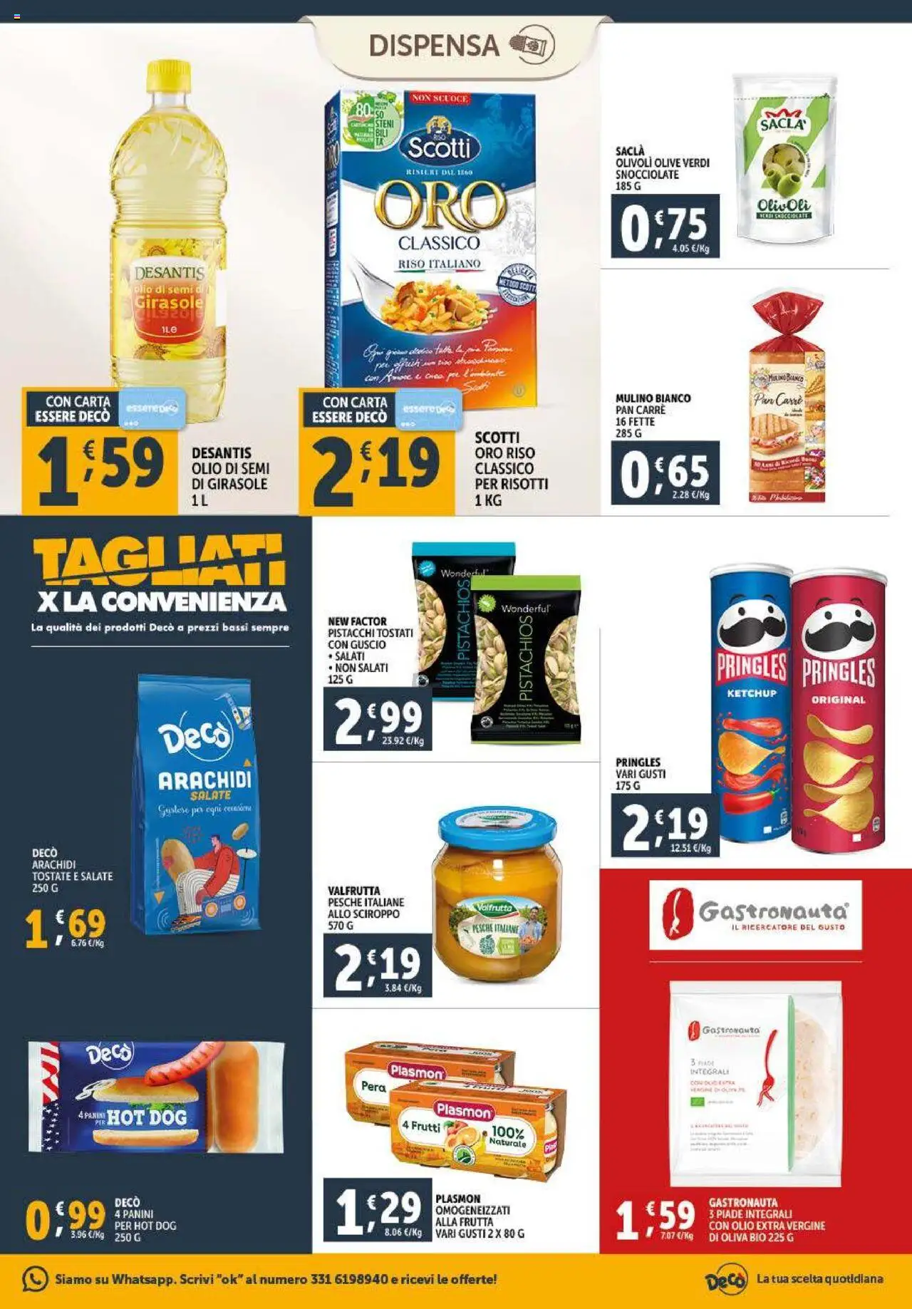 Volantino Decò del 23.09.2025 | Pagina: 11 | Prodotti: Frutta, Olive, Pera, Olio extra vergine