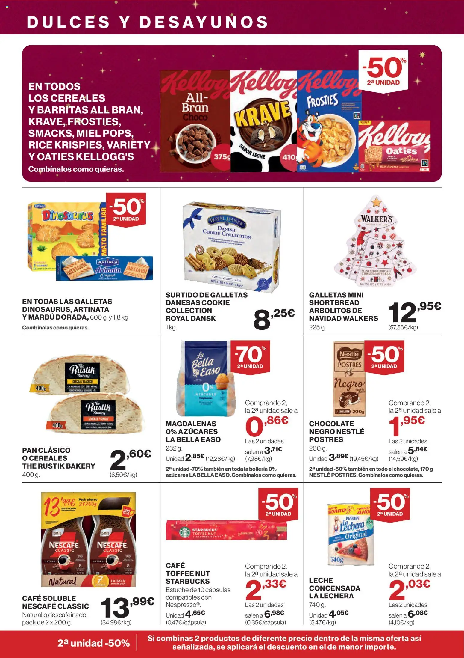 Hipercor catálogo │ válido desde el 18.12.2025 | Página: 32 | Productos: Leche, Chocolate, Cereales, Μηχανή καφέ