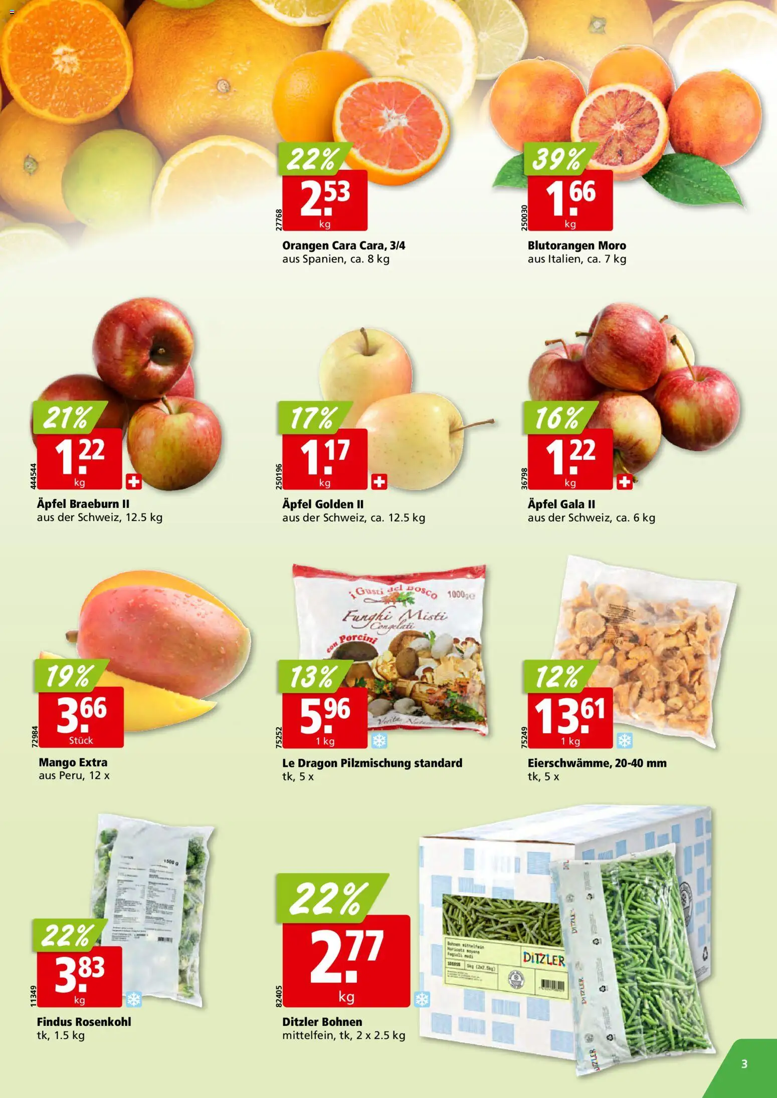 Aligro Aktionen Schlieren, Gossau SG, Frauenfeld, Rapperswil-Jona, Sargans, Bern, Brüttisellen, Pratteln, Emmen, Spreitenbach – gültig ab 05.01.2026 | Seite: 3