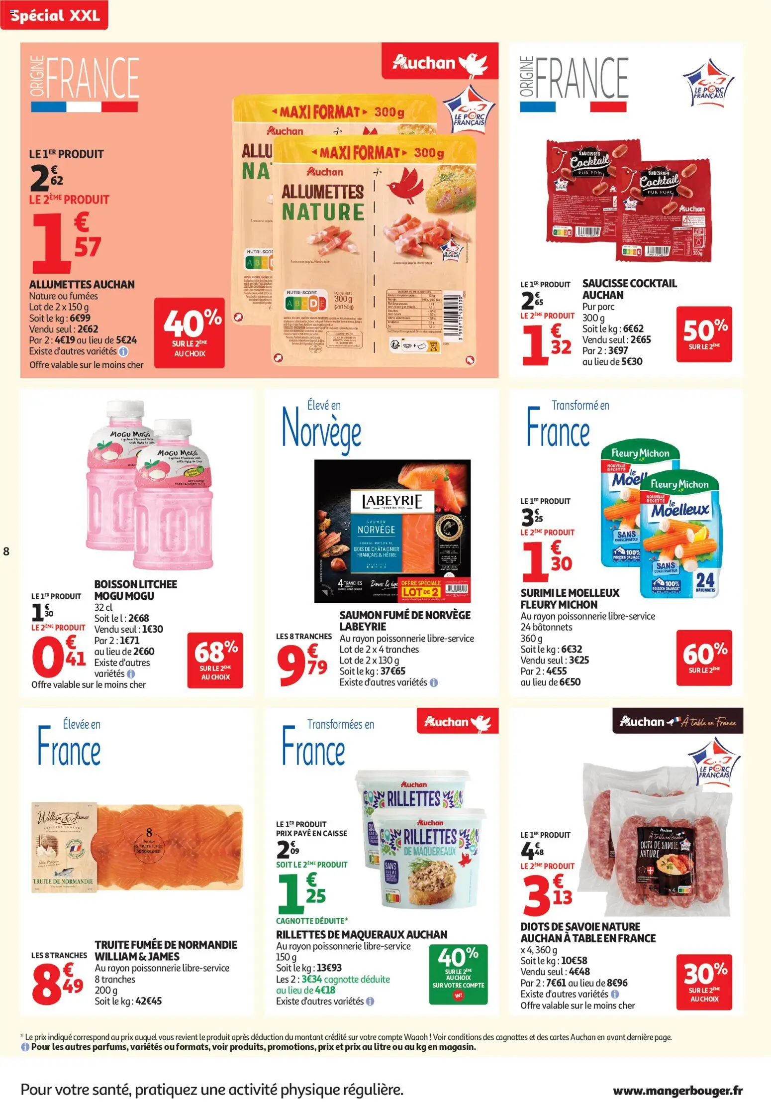 {H1} | Page: 8 | Produits: Poids, Saumon fumé, Table, Poisson