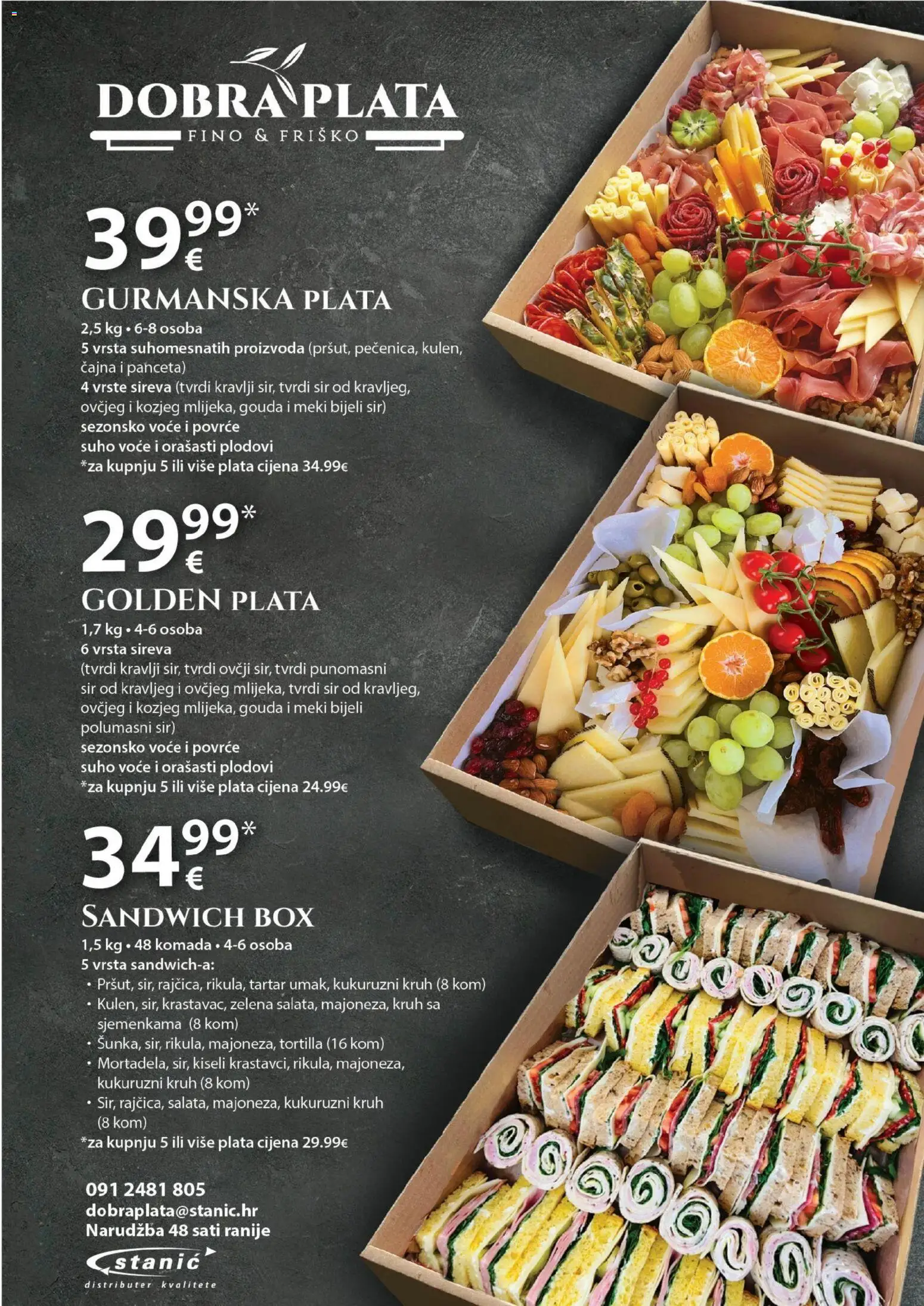 Stanić Diskont katalog | vrijedi od 22.12.2025 | Stranica: 2 | Proizvodi: Sir, Kruh, Orašasti plodovi, Povrće