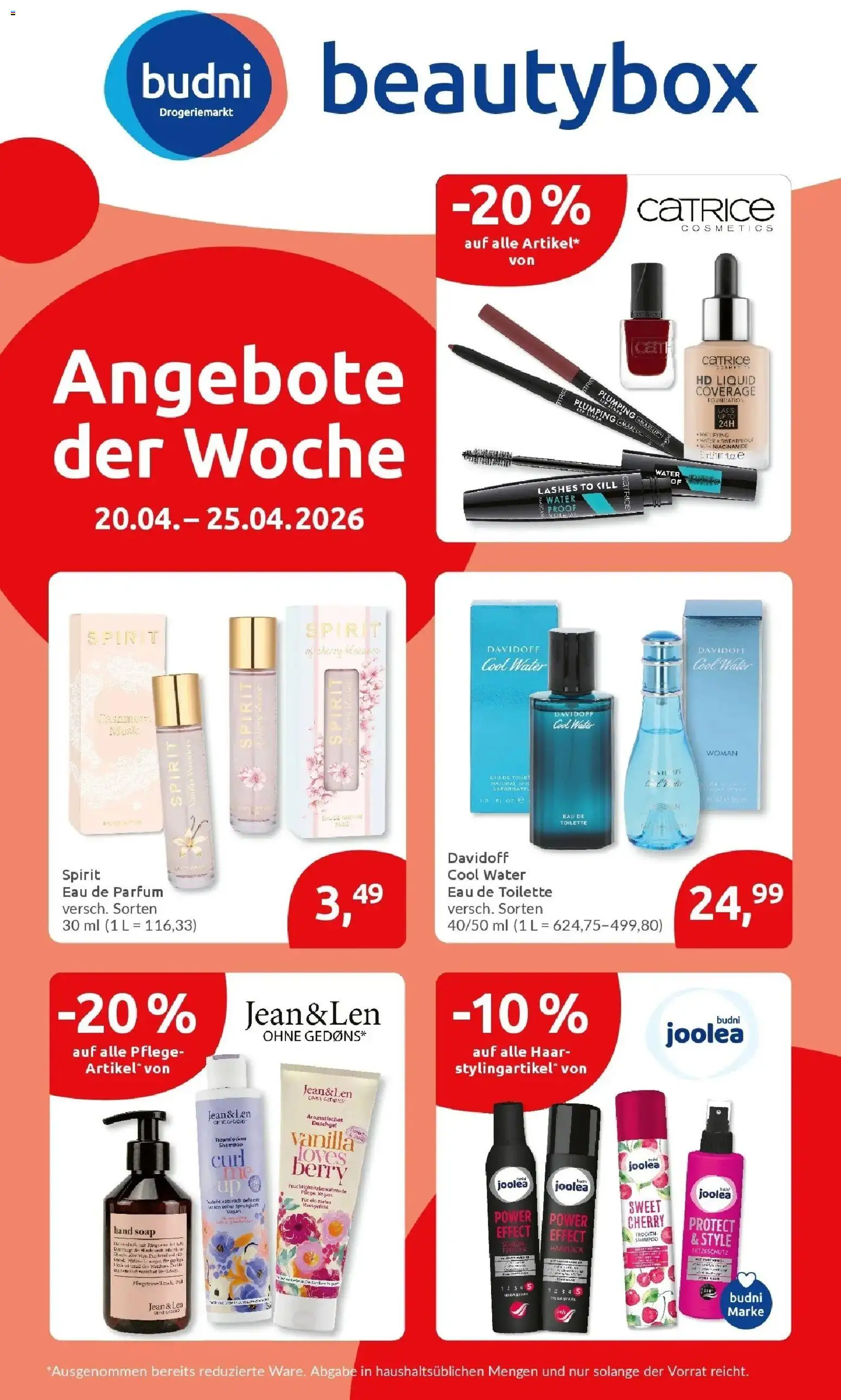 Edeka prospekt Schriesheim	 – gültig ab 20.04.2026 | Seite: 47 | Produkte: Parfüm, Eau de Toilette, Duschgel, Eau de Parfum