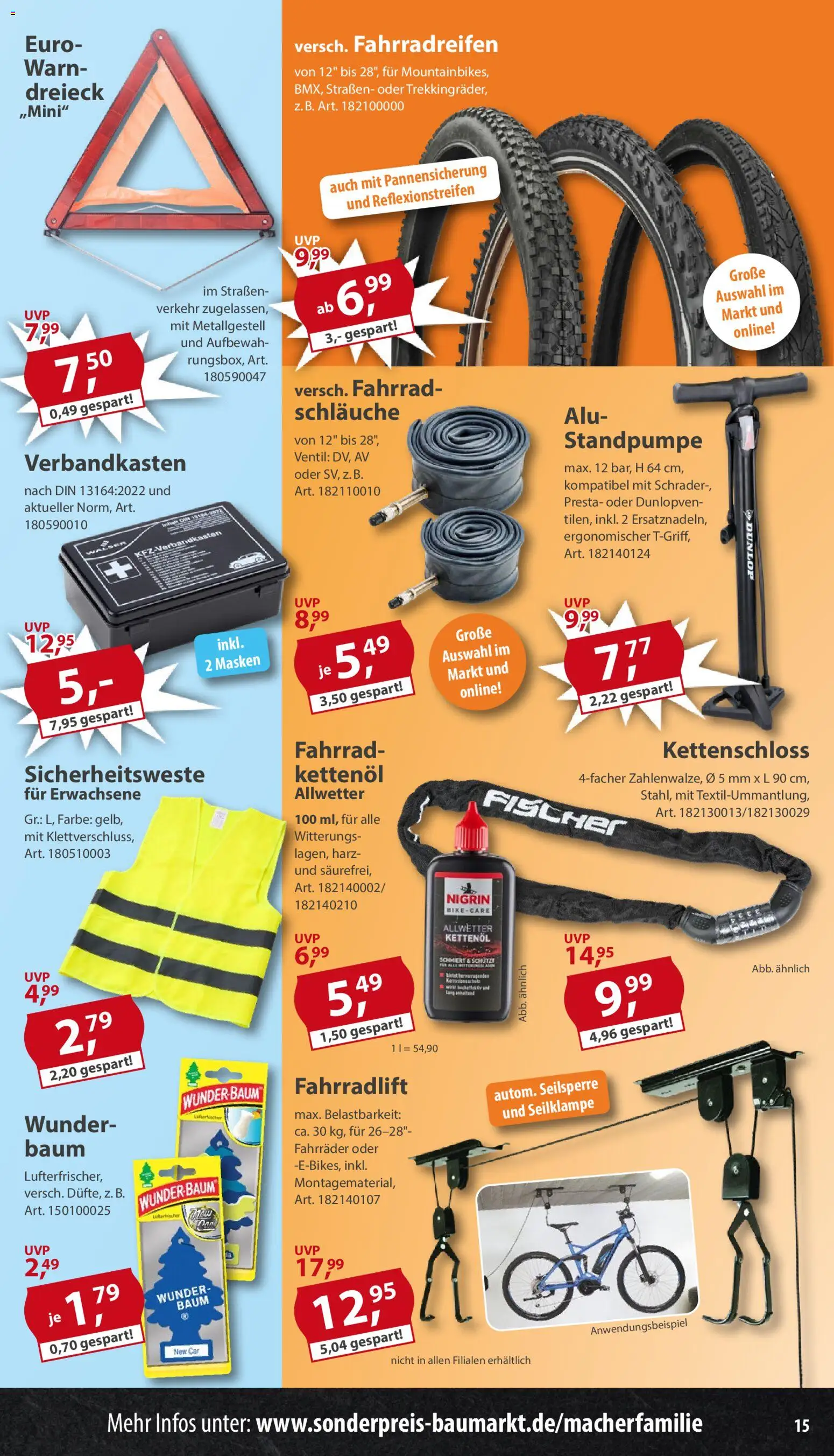 Sonderpreis Baumarkt Prospekt 	 – gültig ab 07.03.2026 | Seite: 15