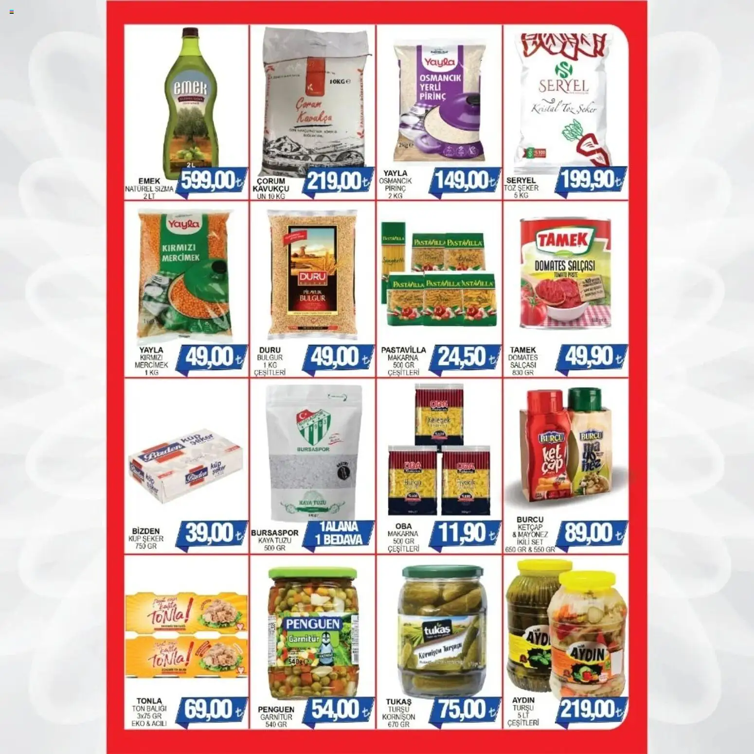 Furpa Katalog Muhteşem Fiyatlar - 13.02.2026 tarihinden itibaren geçerlidir | Sayfa: 2 | Ürünler: Domates, Makarna, Toz şeker, Küp şeker