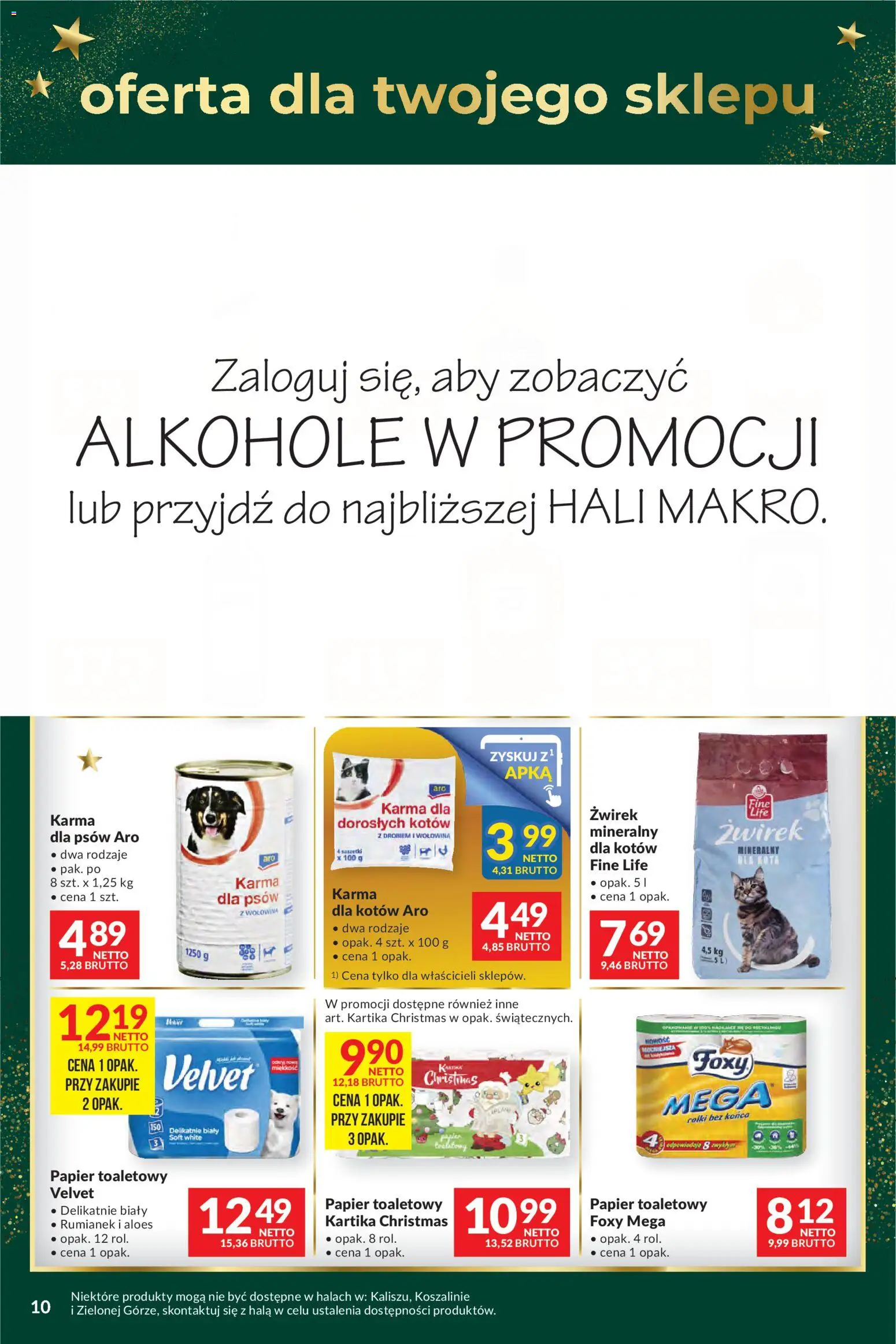 Makro Gazetka - Mega oferty dla Twojego Sklepu od 25.11.2025 | Strona: 10 | Produkty: Rolki, Aloes, Karma dla kotów, Wołowina