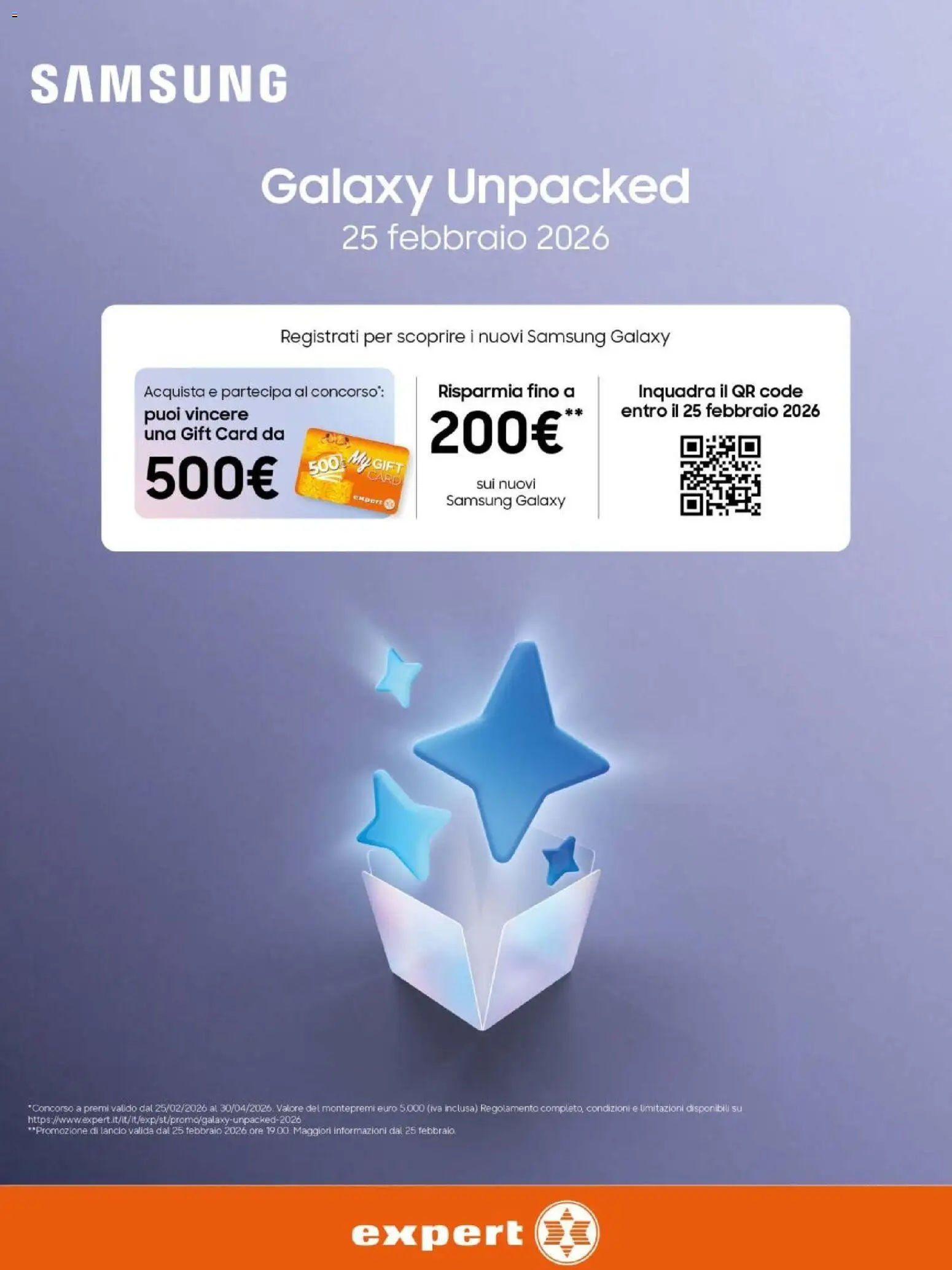 Volantino Expert del 12.02.2026 | Pagina: 11 | Prodotti: Samsung Galaxy, Samsung