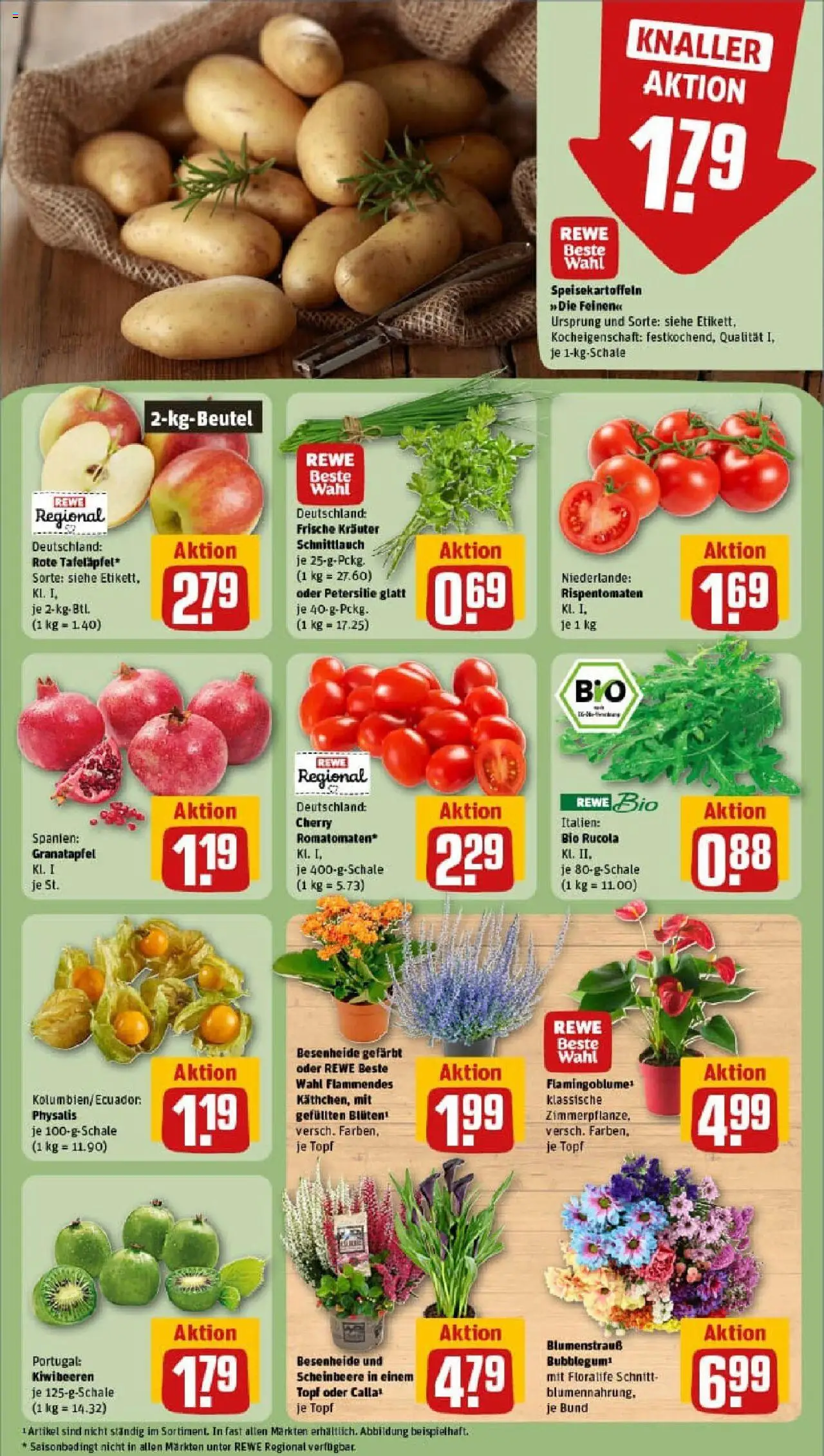 Rewe prospekt Püttlingen	 – gültig ab 21.09.2025 | Seite: 11 | Produkte: Granatapfel, Rucola, Petersilie, Kiwi