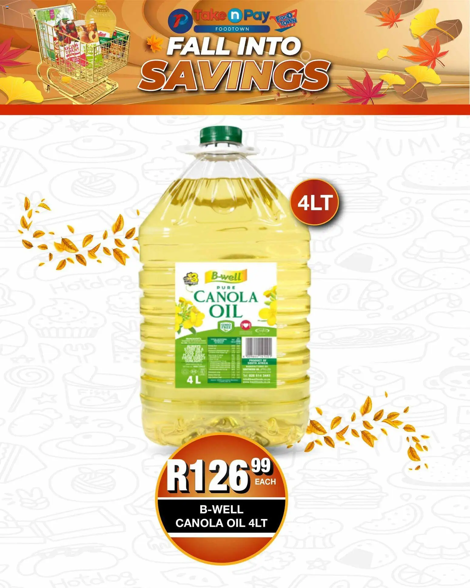 New Take n Pay catalogue – valid from 13.04.2026 | Page: 4 | Products: Oil