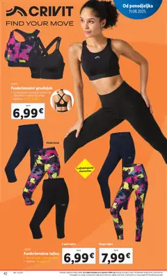 Lidl katalog | vrijedi od 11.08.2025 | Stranica: 42 | Proizvodi: Grudnjak, Tajice