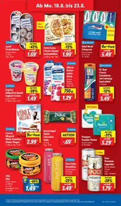 Lidl Prospekt Heppenheim	 - gültig ab dem 18.08.2025 | Seite: 13 | Produkte: Milch, Pampers, Zahnbürste, Himbeere
