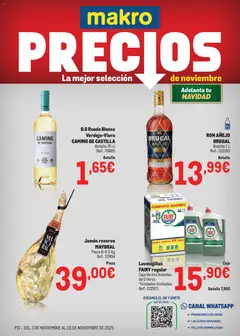 Vista previa Makro - Precios Sur II válido desde el 03.11.2025