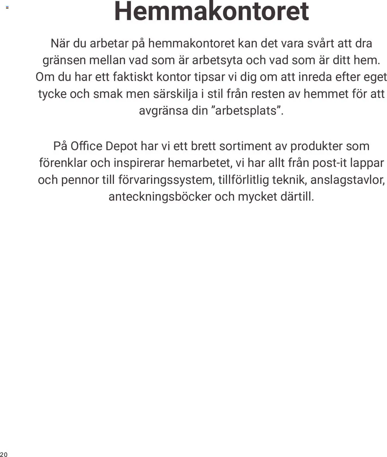 Office Depot reklamblad aktuell från 09.01.2024 | Sida: 20