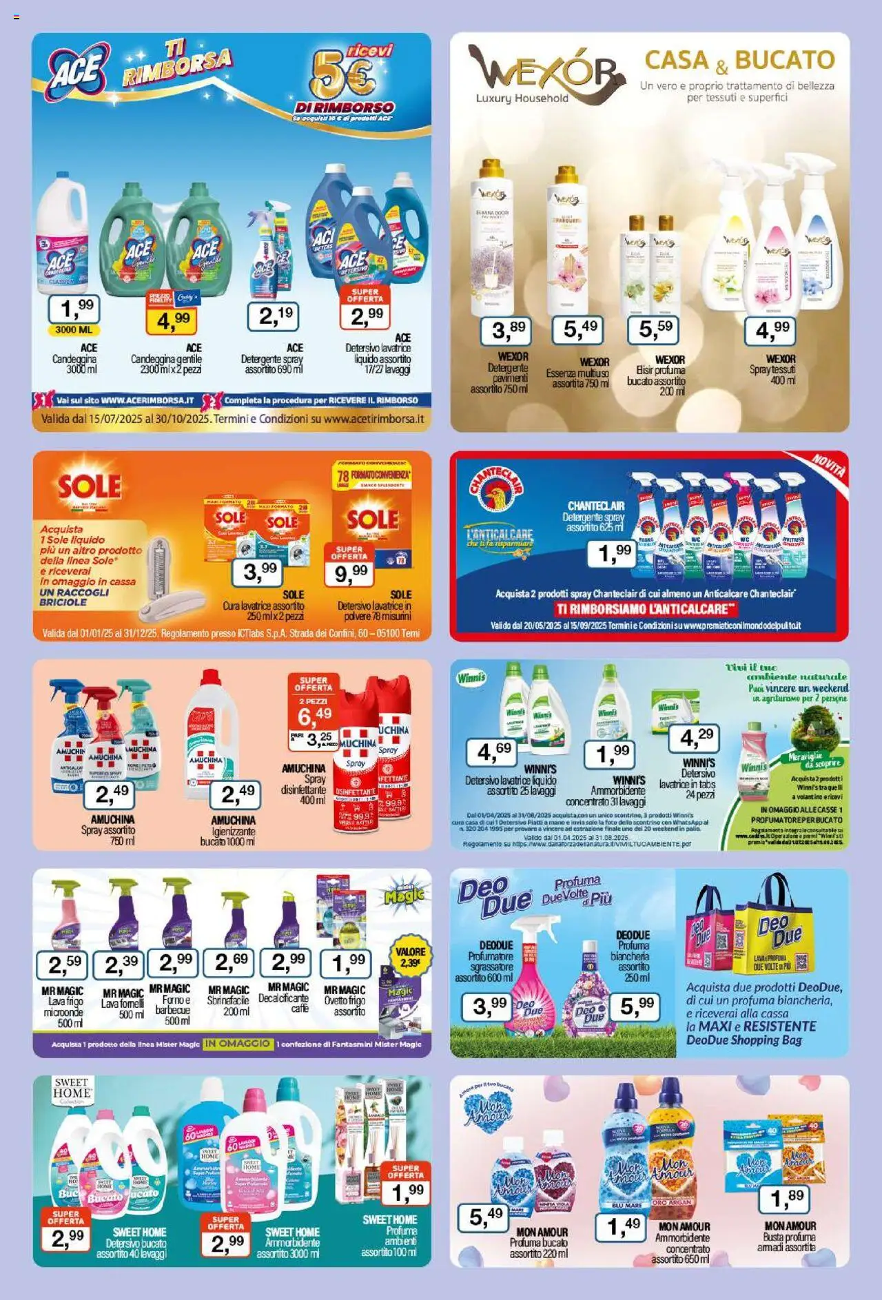 Volantino Caddy's del 31.07.2025 | Pagina: 14 | Prodotti: Spray disinfettante, Caffè, Detergente, Anticalcare