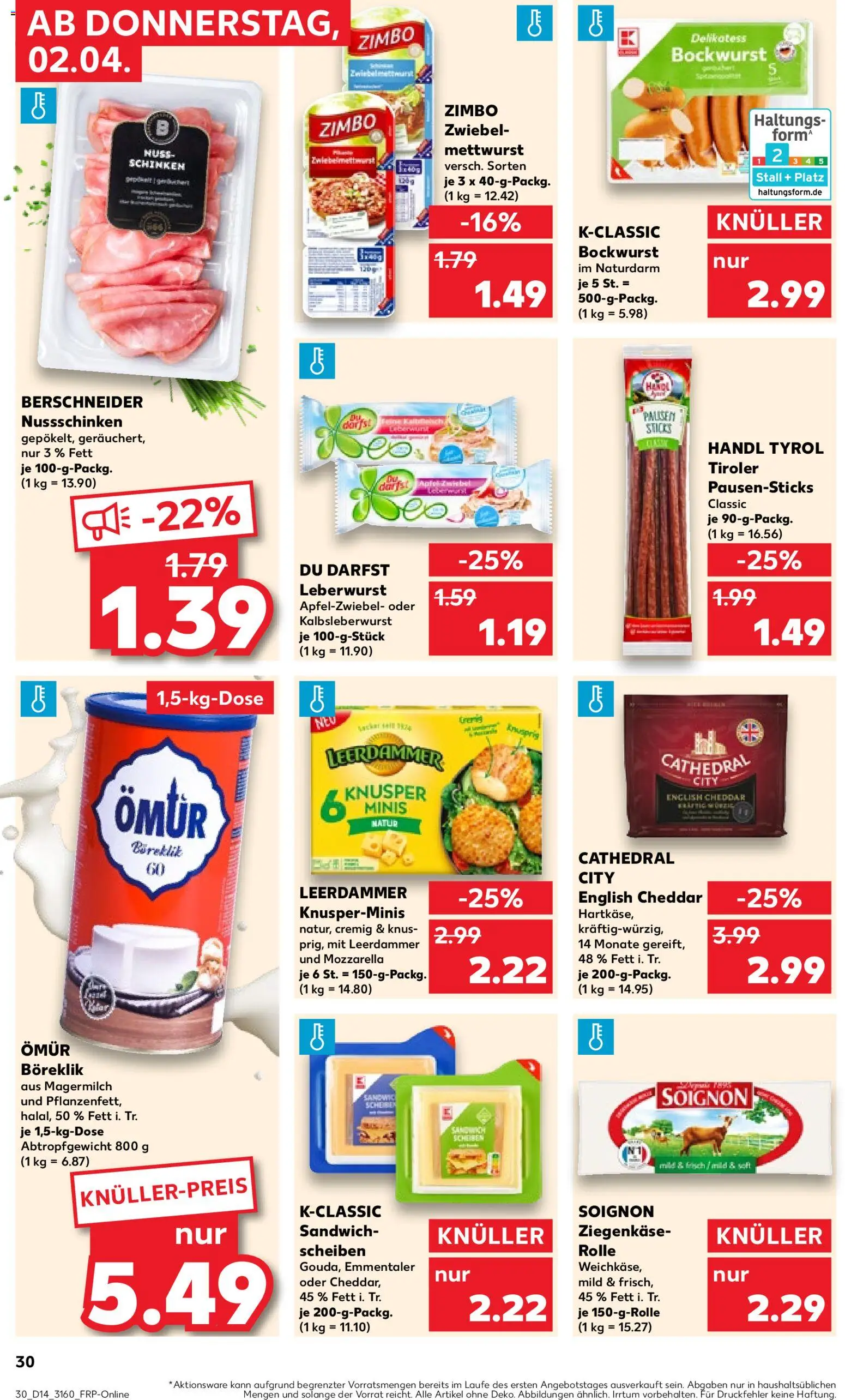 Kaufland Prospekt 	 – gültig ab 02.04.2026 | Seite: 30