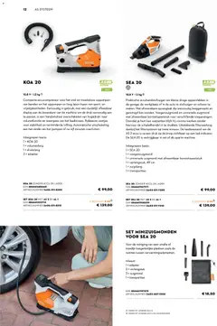 Aveve Gids tuinmachines - Voorbeeld van een folder van Aveve, geldig van 01.03.2026 | Pagina: 12 | Producten: Adapter, Gewicht, Kan