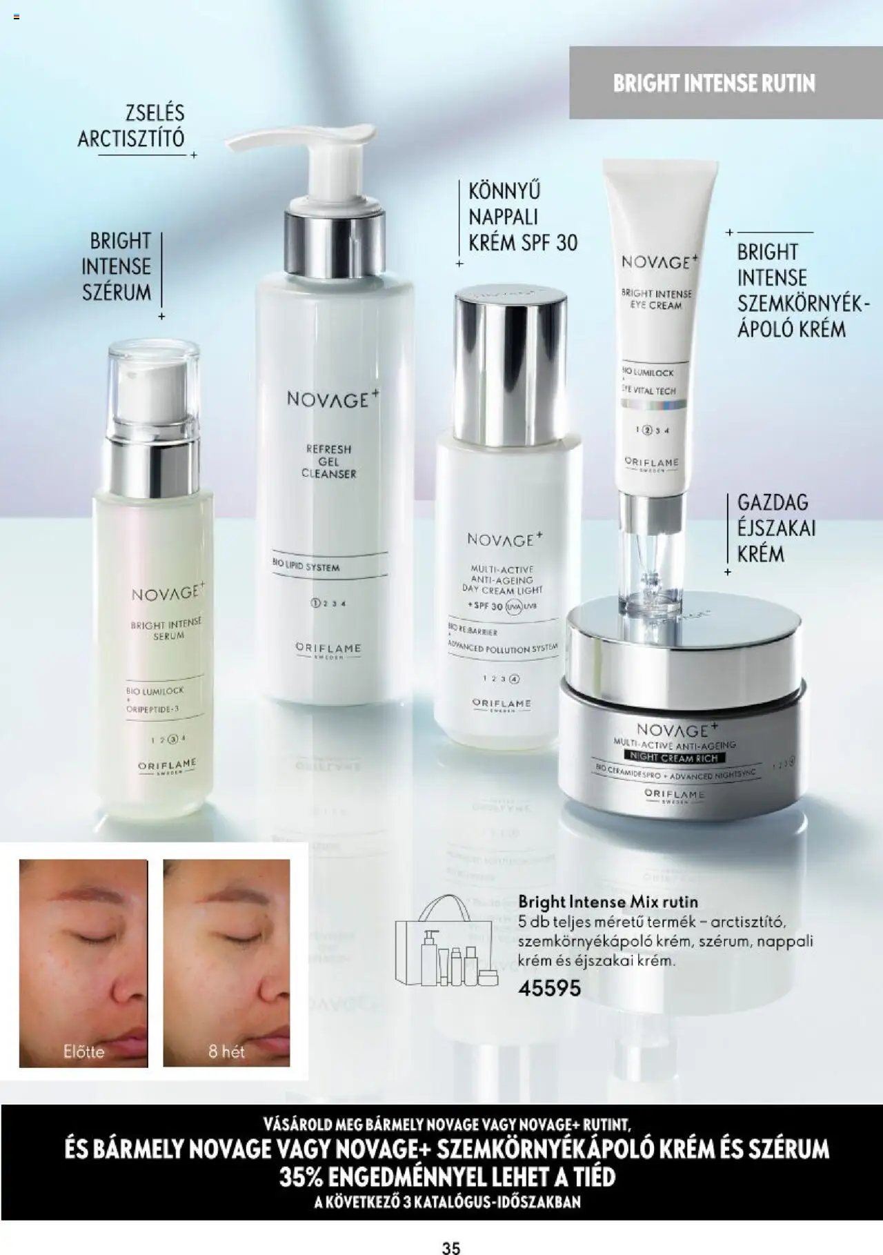 Oriflame akciós ujság - amely érvényes a következő dátumtól: 16.11.2023 | Oldal: 35 | Termékek: Szemkörnyékápoló