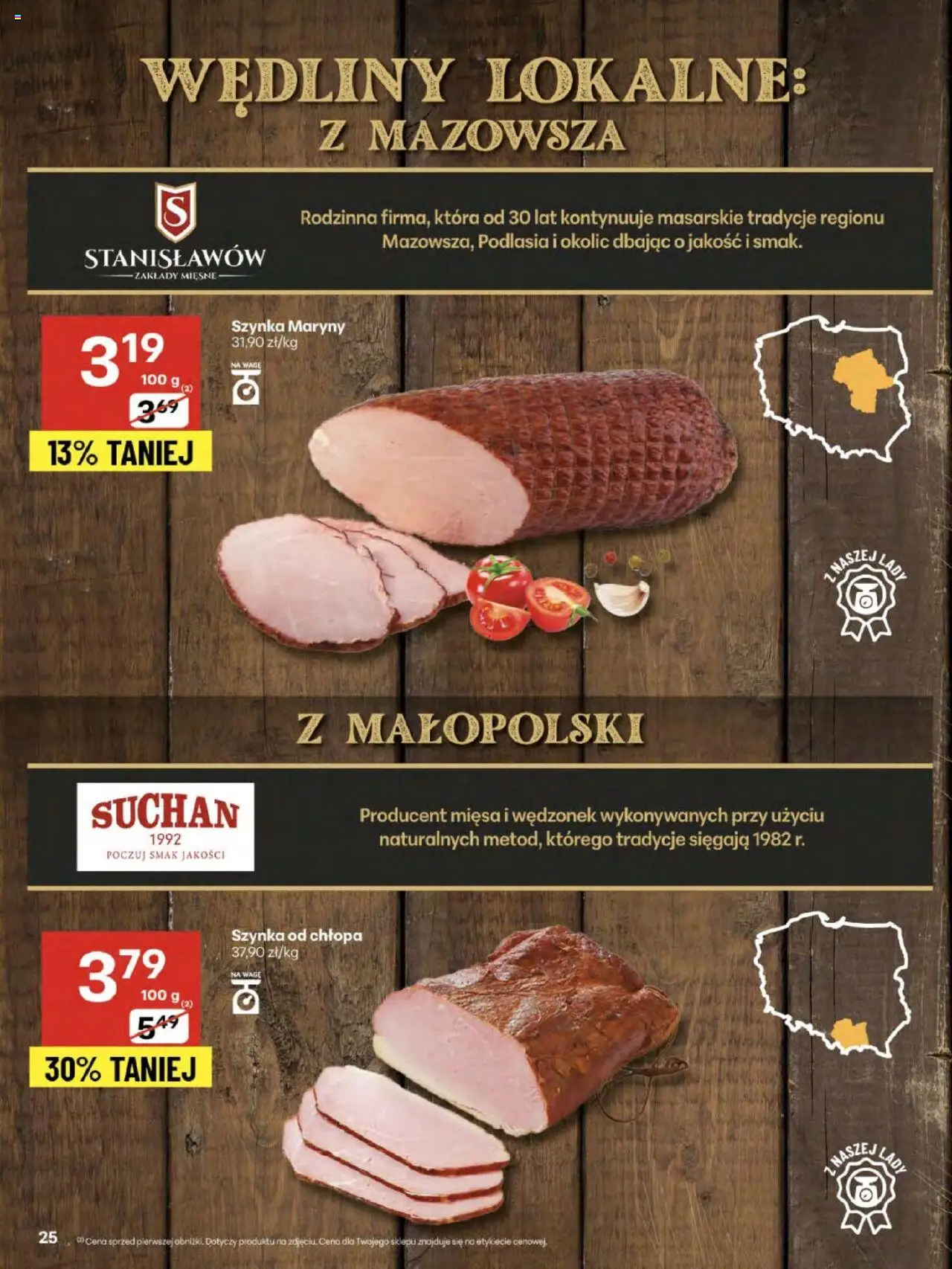 Delikatesy Centrum Gazetka - Sklepy Własne od 07.08.2025 | Strona: 25 | Produkty: Szynka, Wędliny