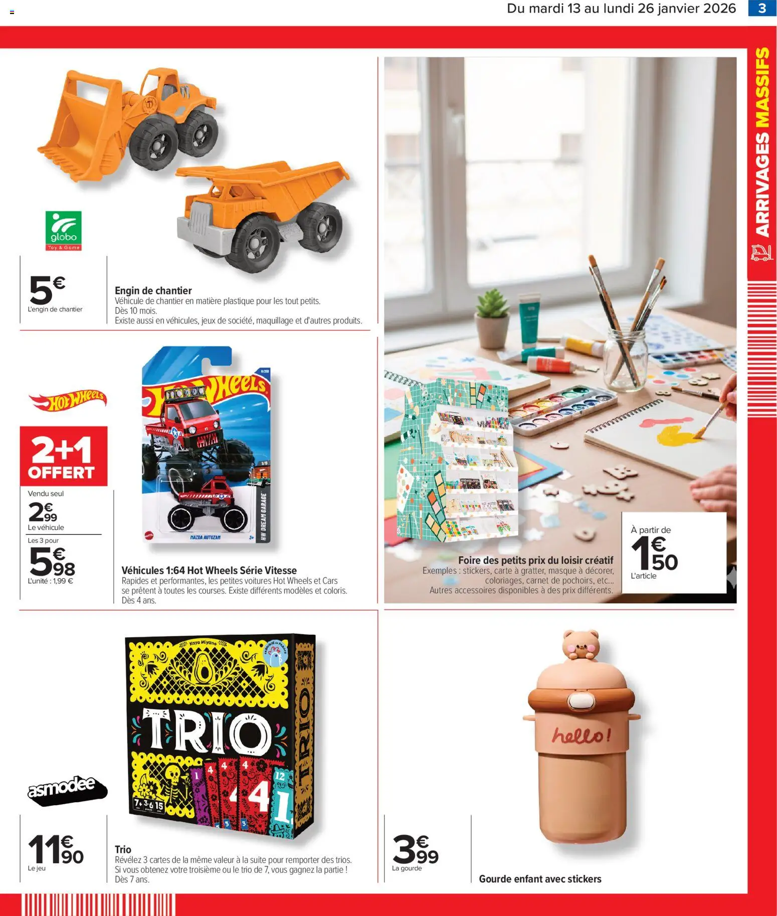 {H1} | Page: 4 | Produits: Gourde, Maquillage, Masque, Jeux