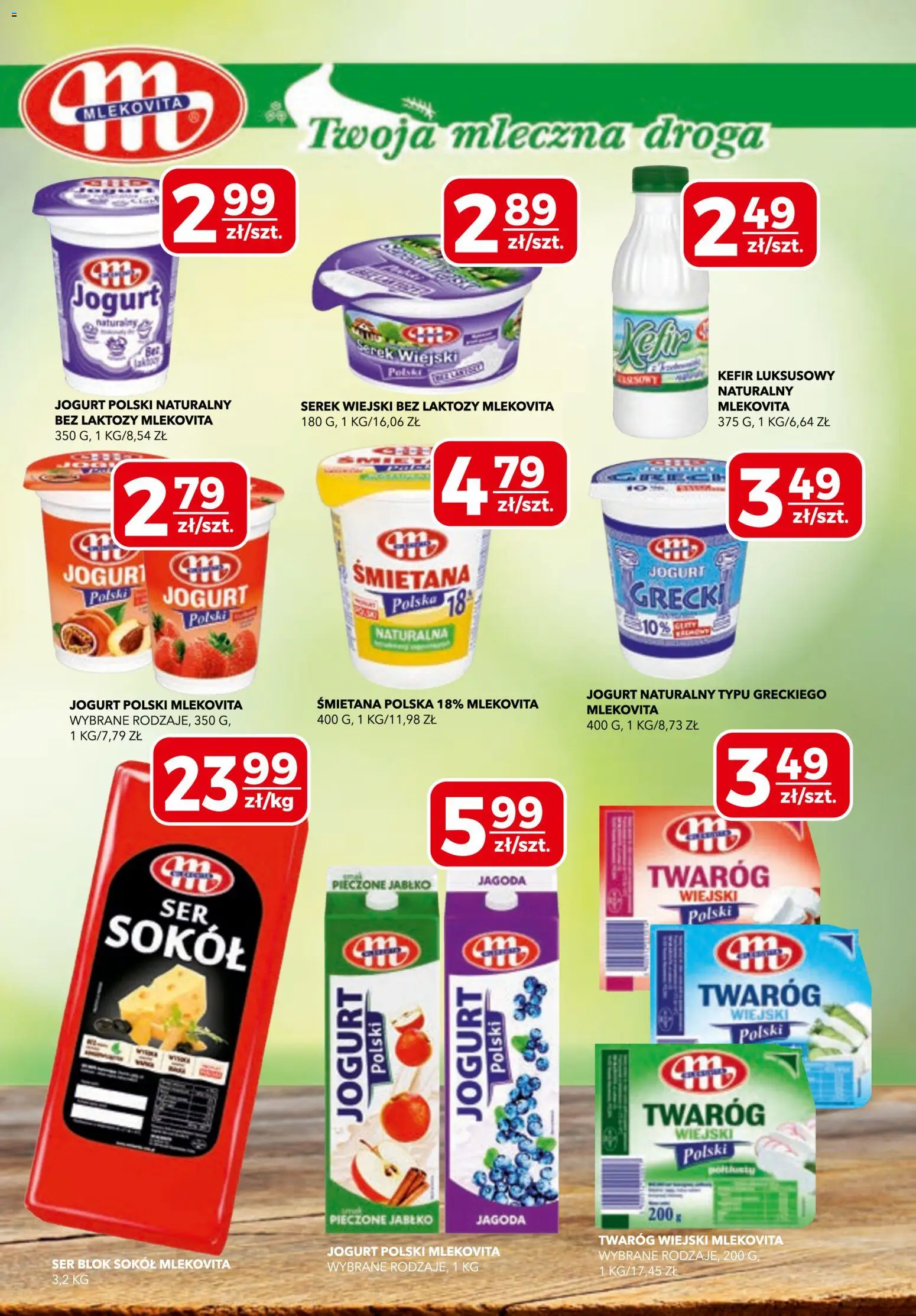 Top Market gazetka od 19.03.2026 | Strona: 3 | Produkty: Bez laktozy, Kefir, Serek, Twaróg