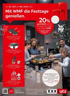 XXXLutz Mit VMF die Festtage genießen ab 18.11.2025 gültig