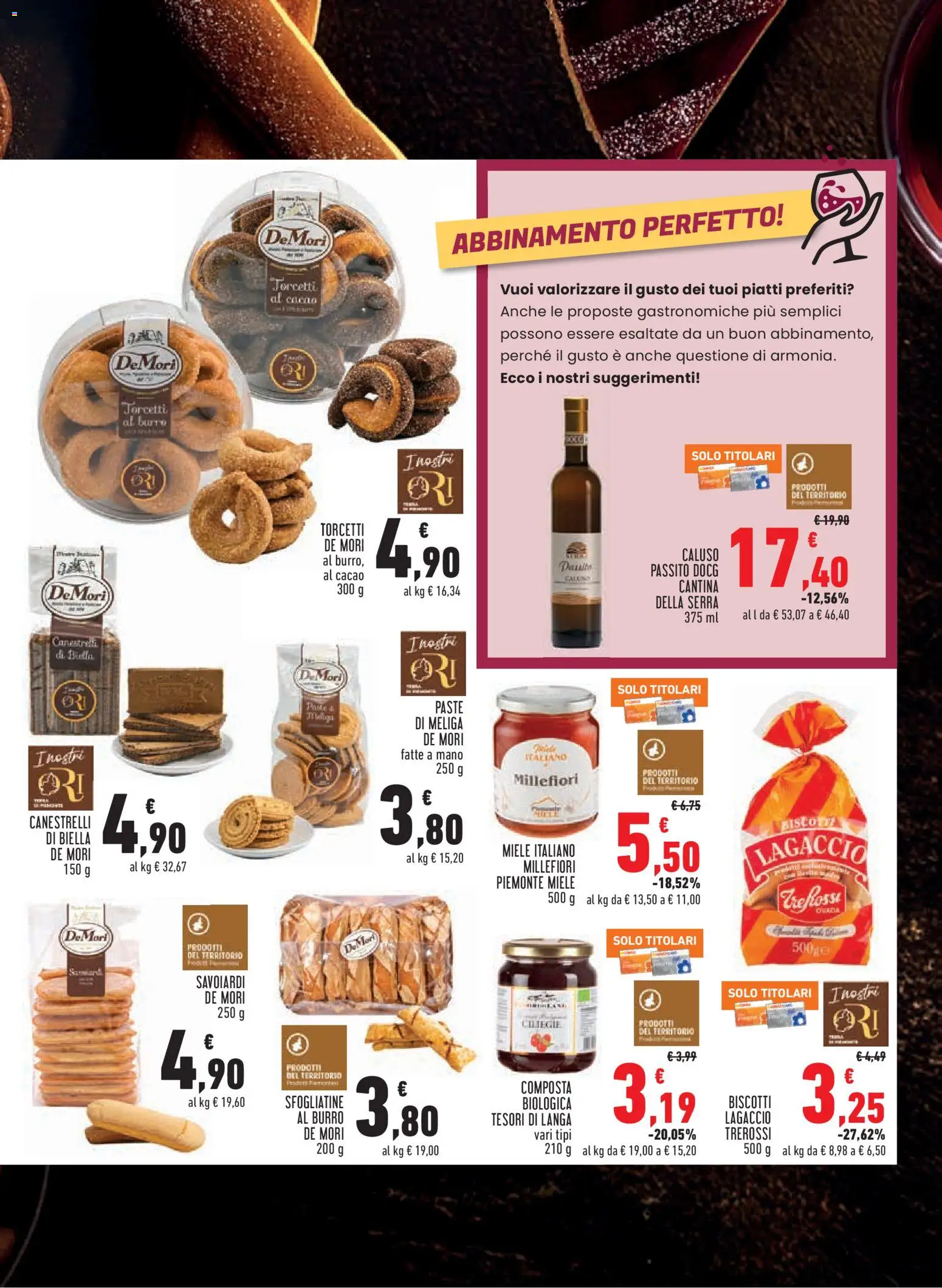 Volantino Conad del 15.01.2026 | Pagina: 5 | Prodotti: Biscotti, Cacao, Canestrelli, Miele