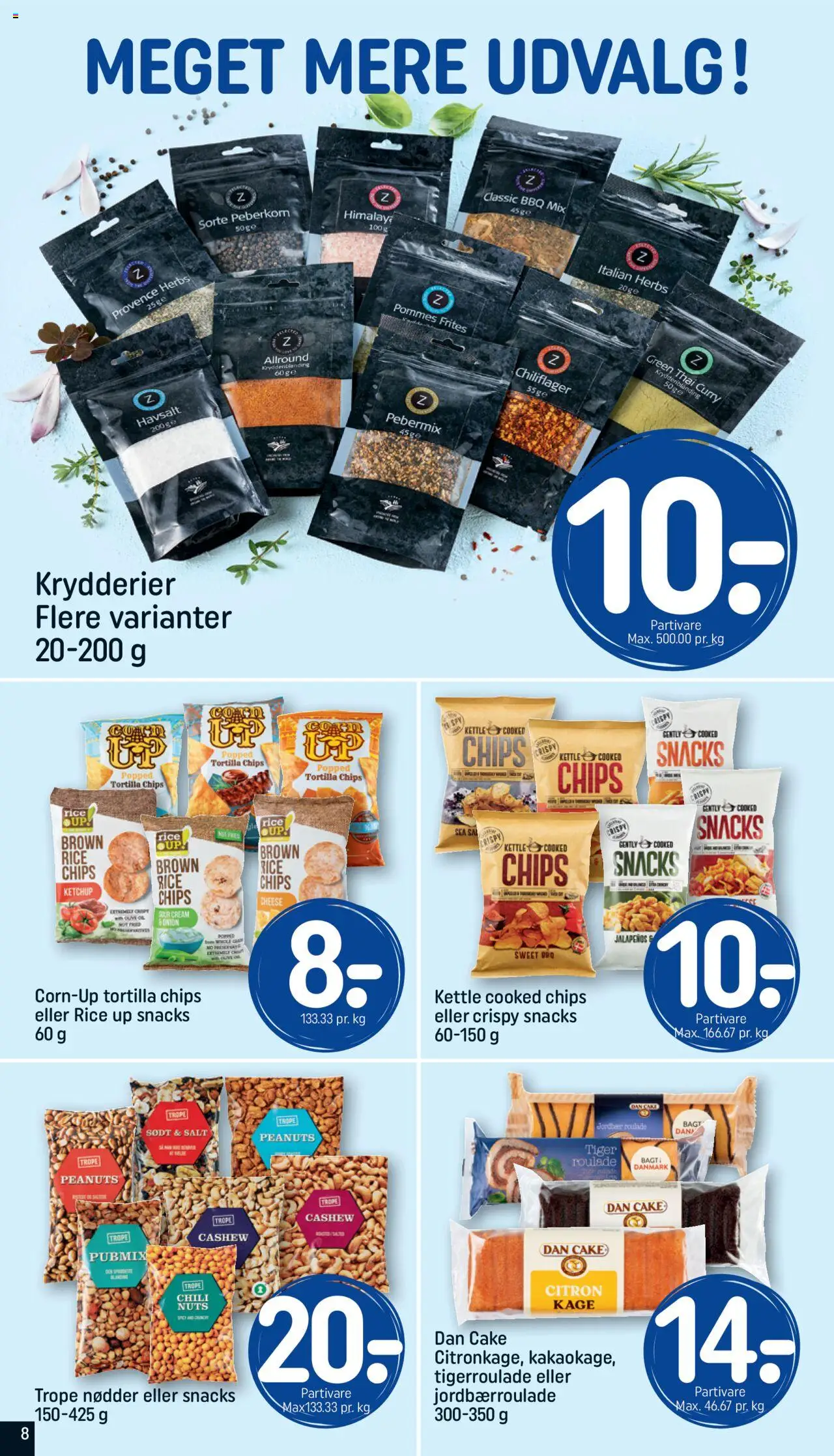 Rema 1000 Tilbudsavis gyldig fra 29.06.2025 | Side: 8 | Produkter: Ketchup, Nødder, Peanuts, Salt