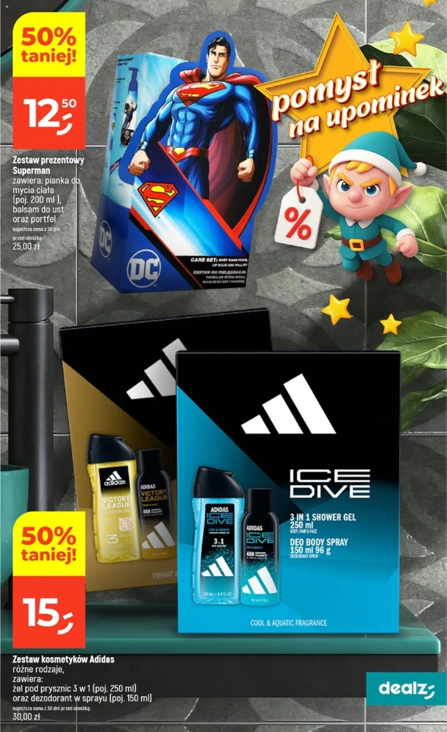 Dealz Gazetka od 18.12.2025 | Strona: 39 | Produkty: Portfel, Prysznic, Żel pod prysznic, Dezodorant