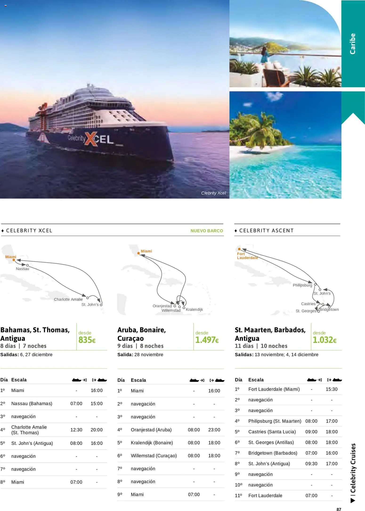 Viajes El Corte Inglés Cruceros marítimos │ válido desde el 01.01.2026 | Página: 88 | Productos: Navegación