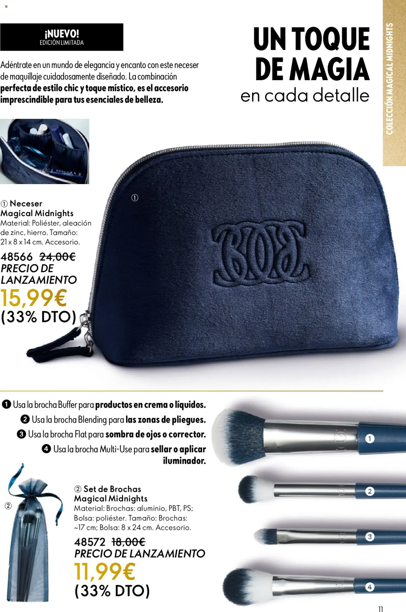 Oriflame - Catálogo Campaña 16 │ válido desde el 19.11.2025 | Página: 11 | Productos: Maquillaje, Set de brochas, Crema, Bolsa