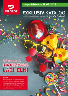 Selgros Karnevalssortiment ab 01.11.2025 gültig