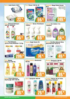 04.10.2025 tarihinden itibaren geçerli olan Hakmar kataloğu önizlemesi | Sayfa: 2 | Ürünler: Şampuan, Deodorant, Deterjan, Kağıt havlu