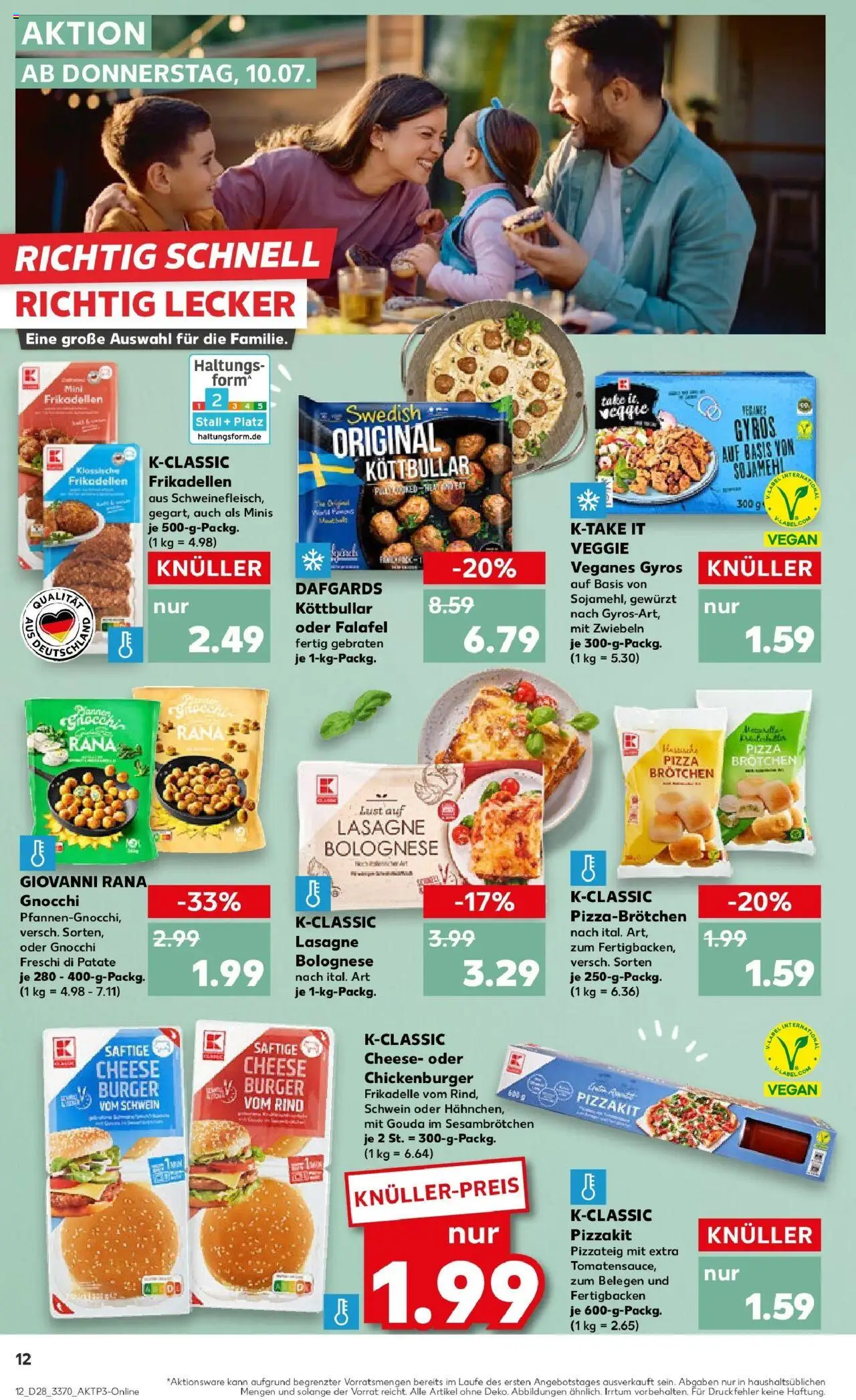 Kaufland prospekt Bitterfeld-Wolfen	 - gültig ab dem 13.07.2025 | Seite: 27 | Produkte: Gouda, Burger, Zwiebeln, Pizza