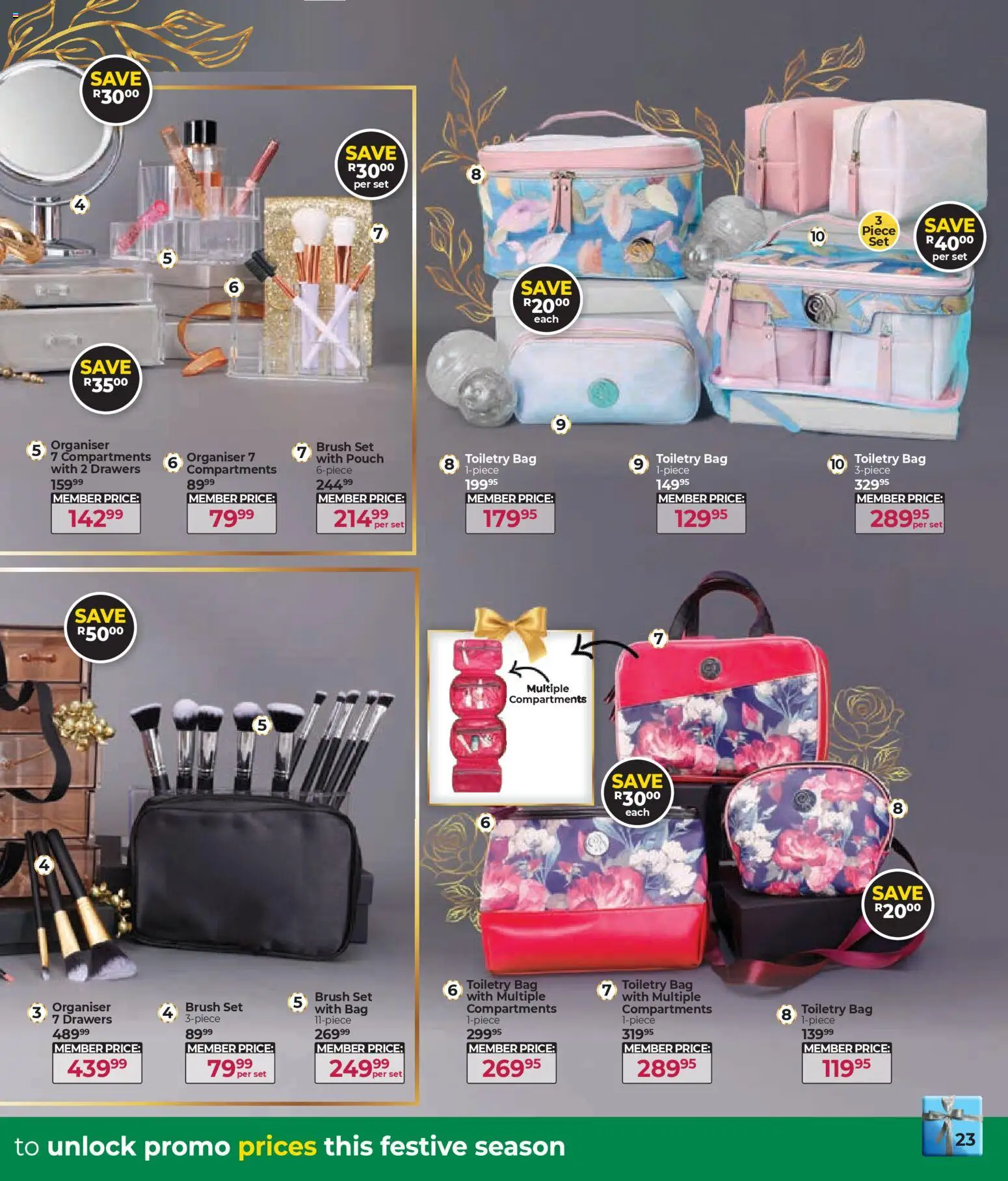 New Dis-Chem catalogue – valid from 29.10.2025 | Page: 23 | Products: Bag, Brush