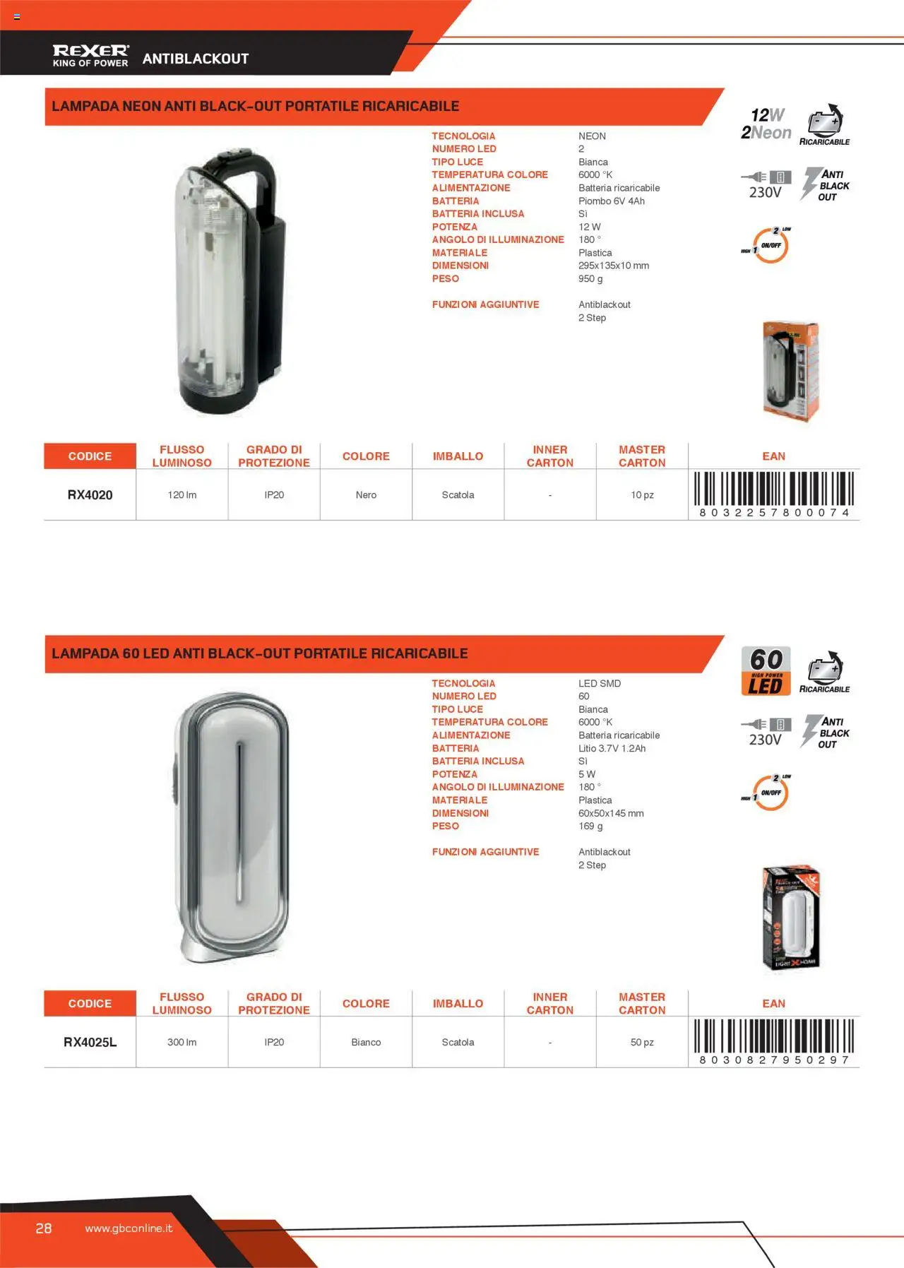 Volantino GBC del 31.05.2025 | Pagina: 28 | Prodotti: Scatola, Batteria, Lampada