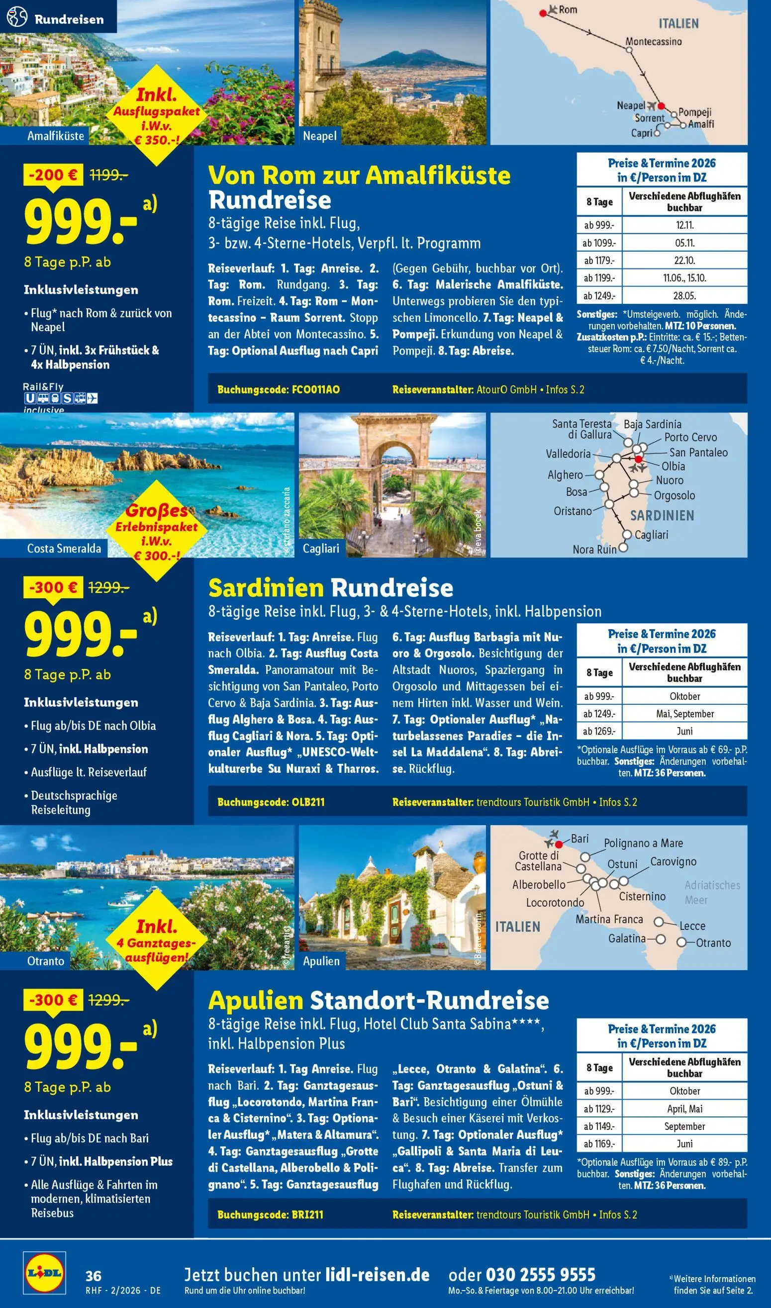 Lidl Reisen Prospekt 	 – gültig ab 31.01.2026 | Seite: 36 | Produkte: Wasser, Uhr
