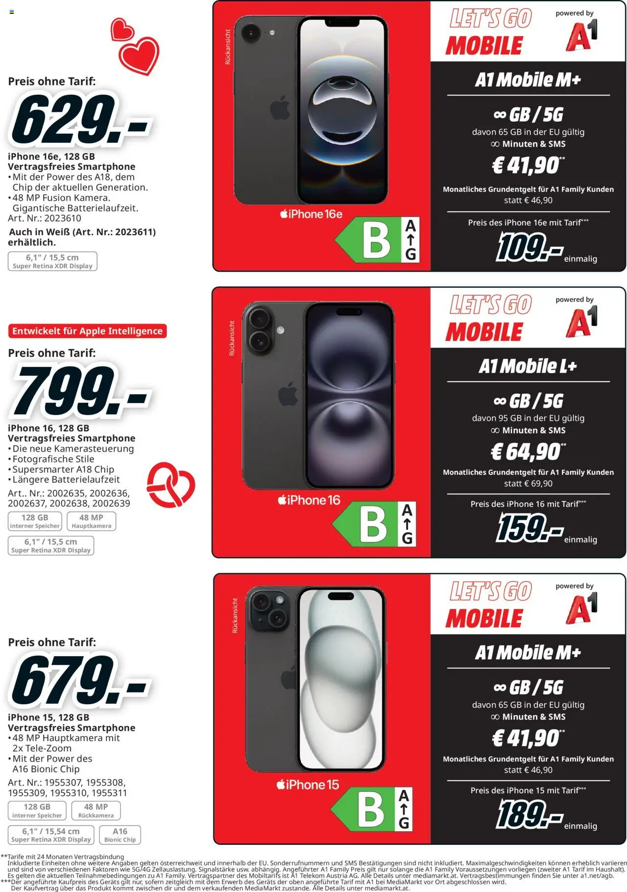 Media Markt Angebote gültig ab 15.10.2025 | Seite: 3 | Produkte: Smartphone, Apple, Iphone