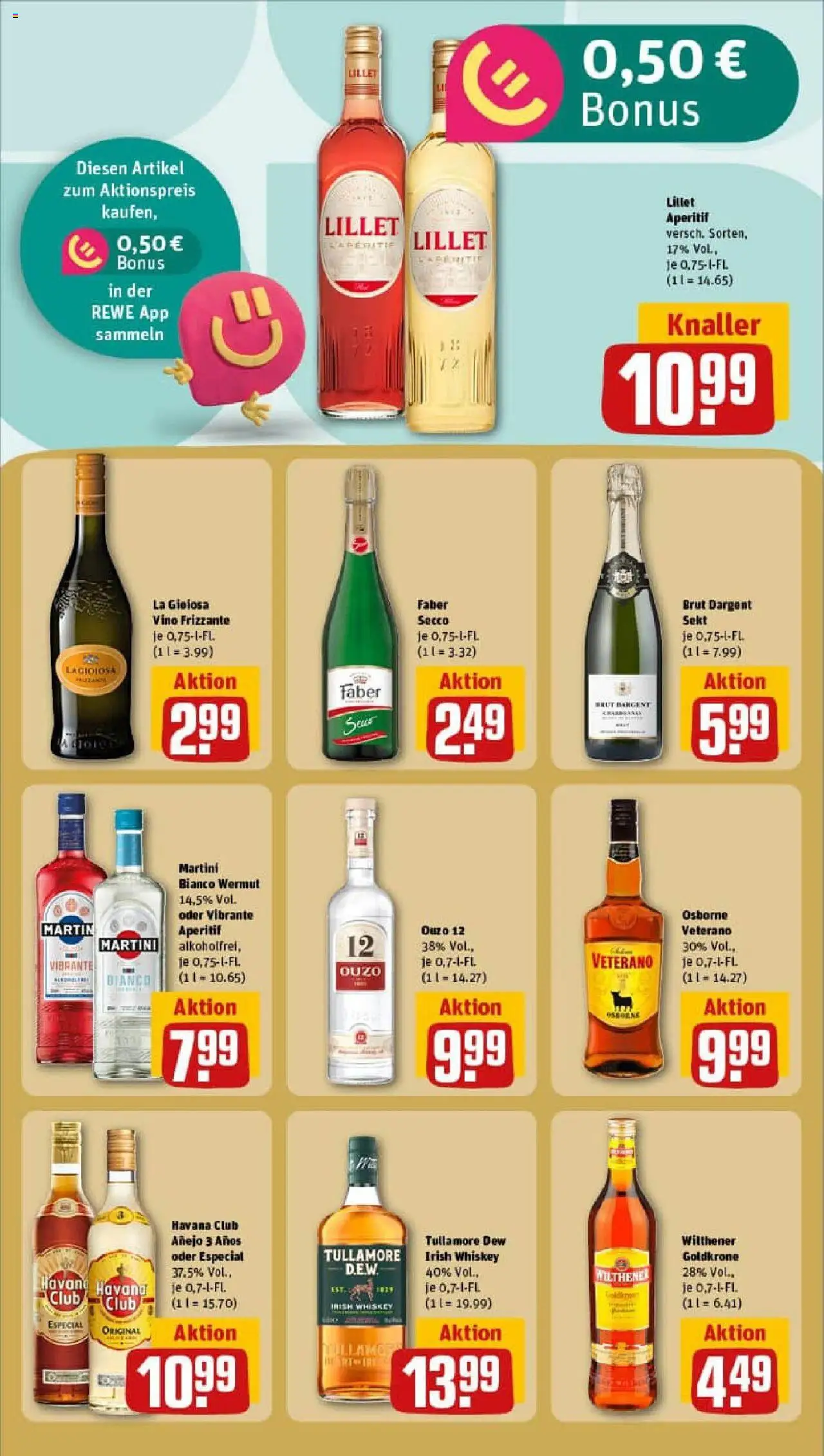 Rewe prospekt Gotha	 – gültig ab 06.10.2025 | Seite: 19 | Produkte: Martini, Havana club, Ouzo 12, Whiskey