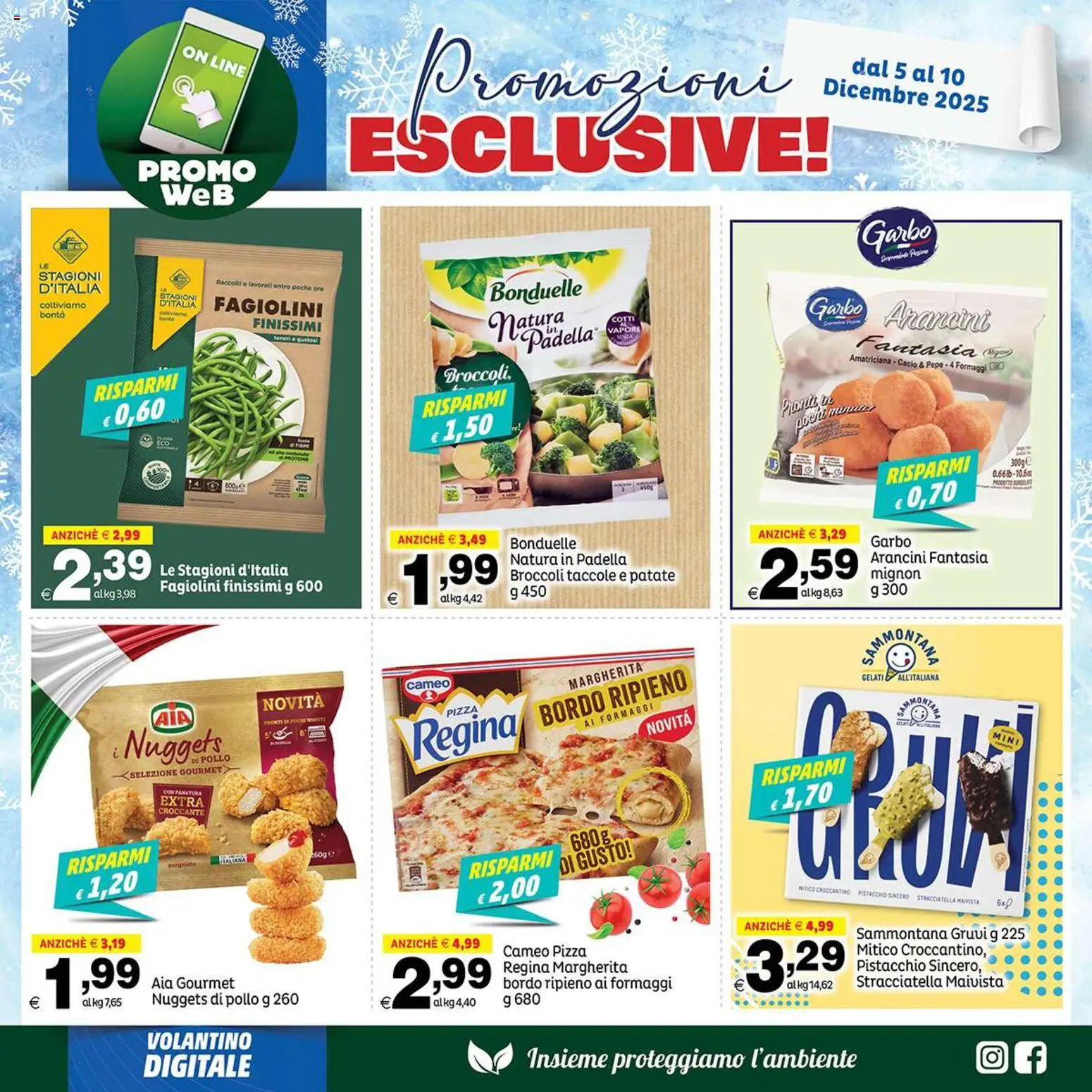 Volantino Elite Supermercati del 05.12.2025 | Pagina: 4 | Prodotti: Pizza, Nuggets, Patate, Padella