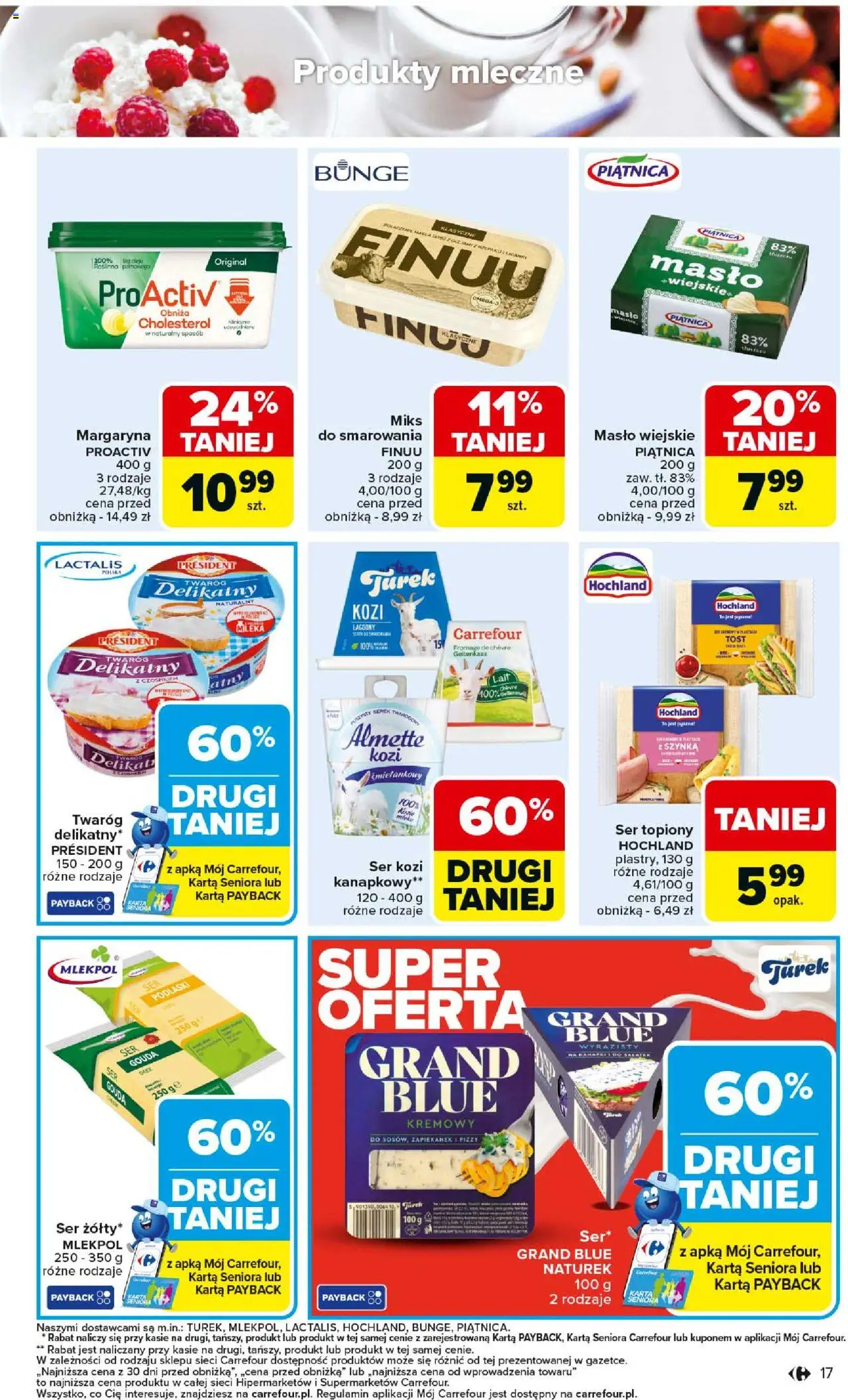 Carrefour Gazetka od 01.09.2025 | Strona: 19 | Produkty: Szynka, Masło, Ser, Twaróg