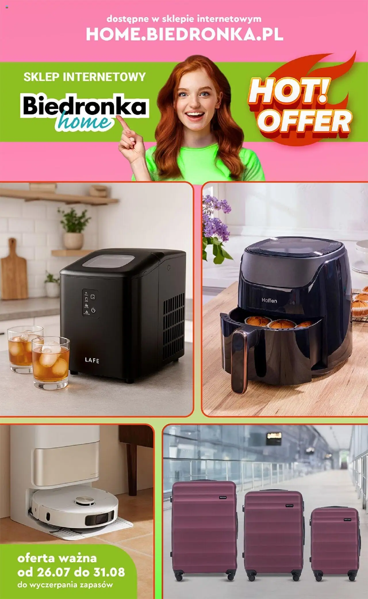 Biedronka gazetka - Home od 26.07.2025 | Strona: 1 | Produkty: Robot, Cleaner
