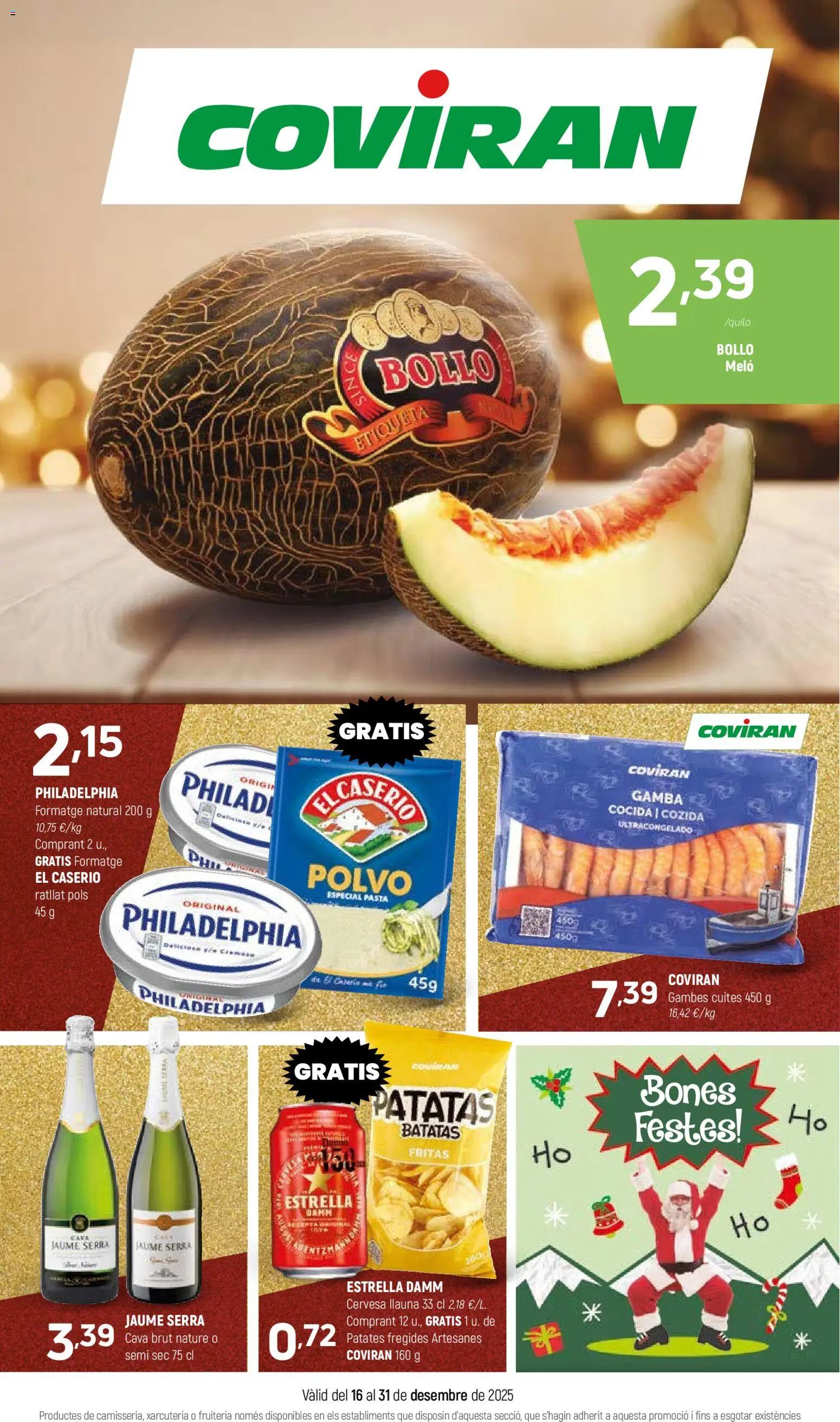 Coviran - Barcelona │ válido desde el 16.12.2025 | Página: 1 | Productos: Polvo, Pasta, Gamba