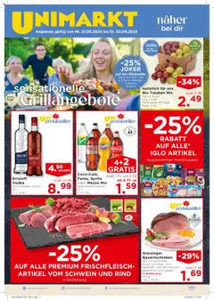Vorschau von dem Prospekt - Unimarkt Süd gültig ab 27.08.2025